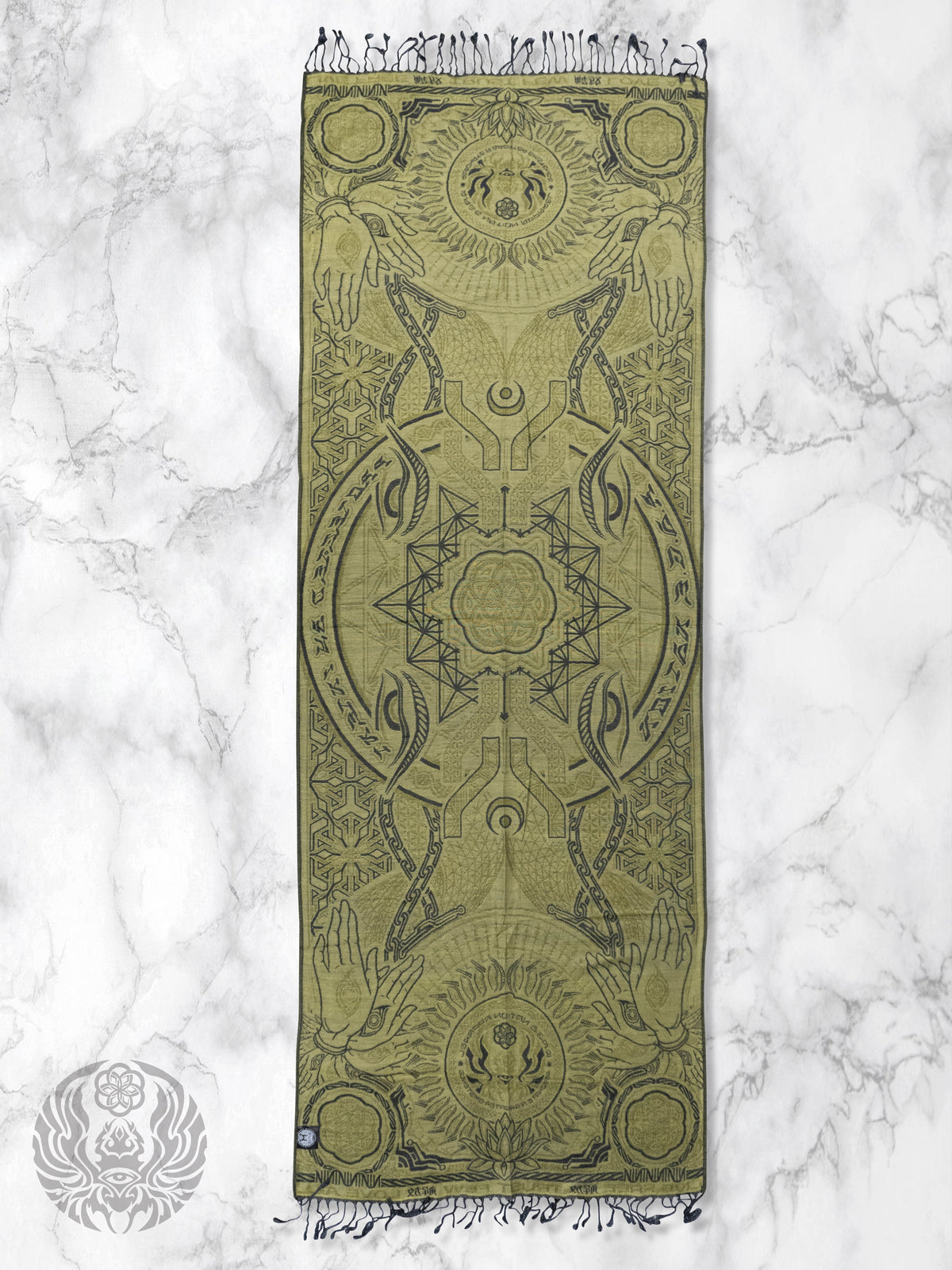 COMING SOON • PROTECTED BY INTENT • GOLD FESTIVAL SHAWL Shawls