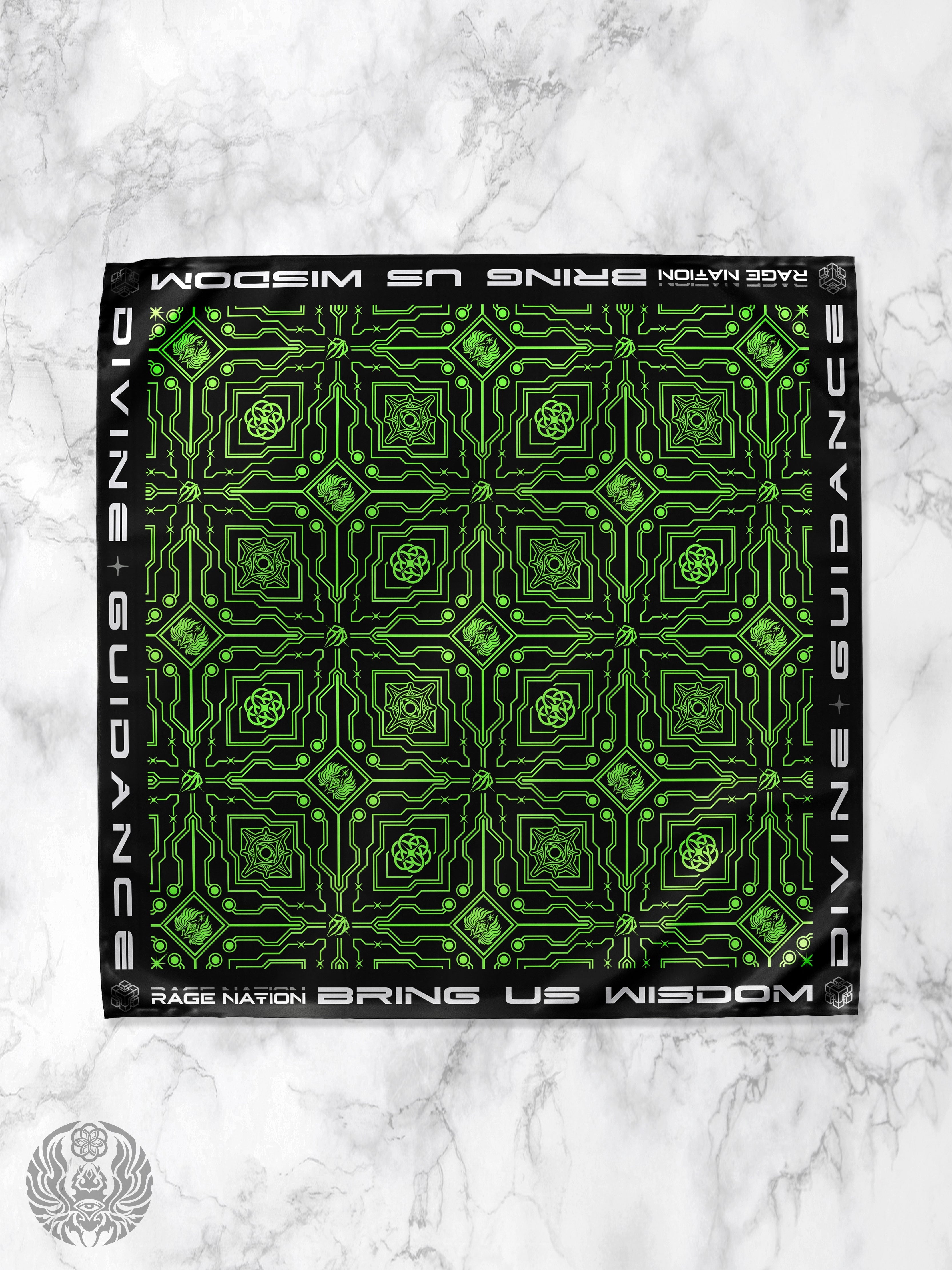 PRE-ORDER ✦ DIVINE GUIDANCE ✦ Green Double-sided Bandana Coming Soon 