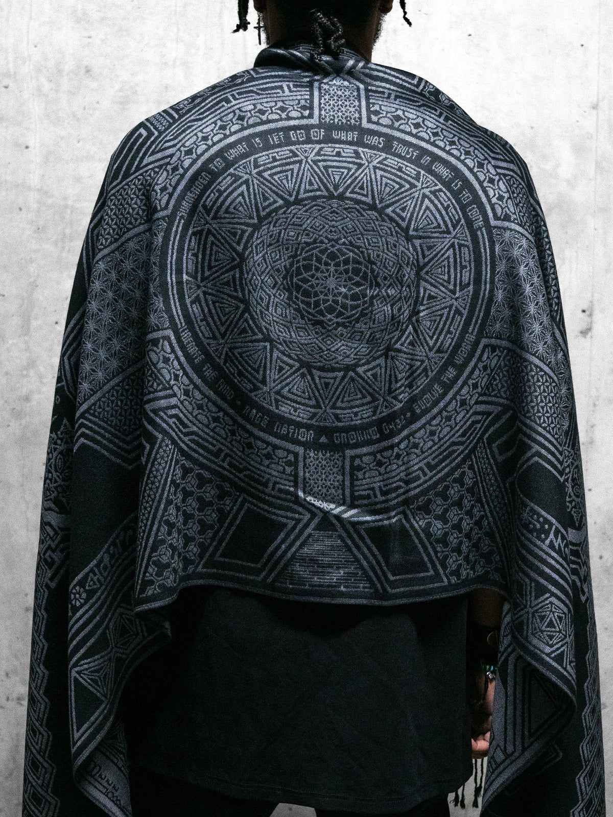 RESTOCKED ✦ TRANSCENDENCE • SMOKE • GROKKO • Reversible Festival Shawl/Scarf Shawls
