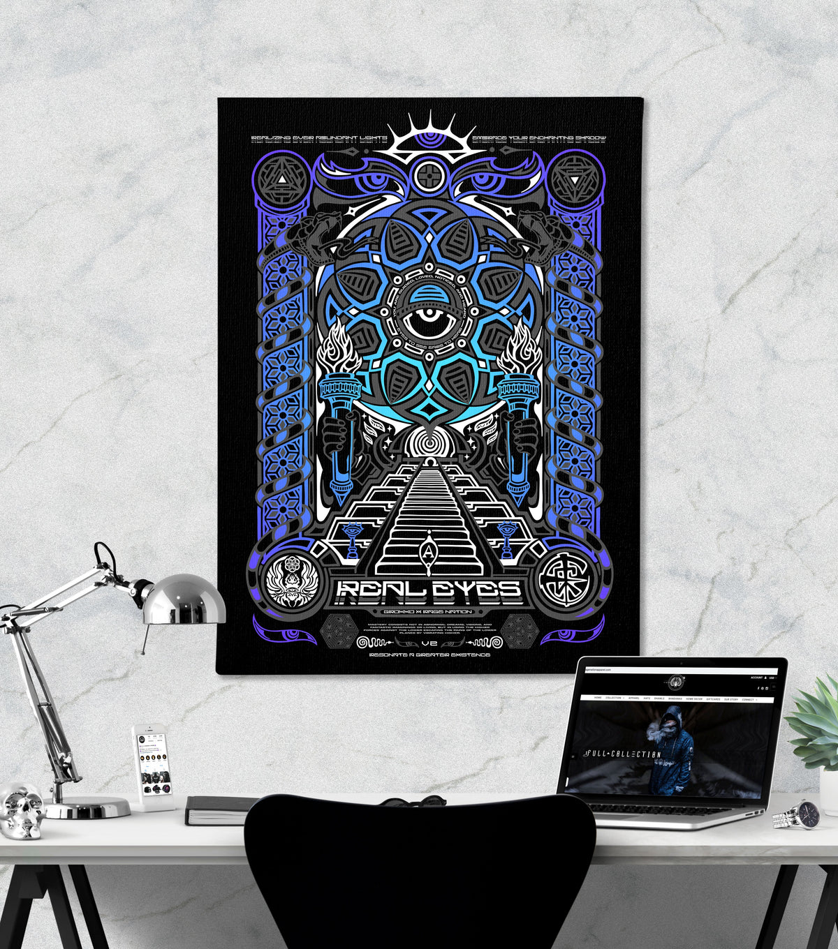 REAL EYES 2.0 ✦ GROKKO ✦ 111 Limited Edition Canvas Canvas