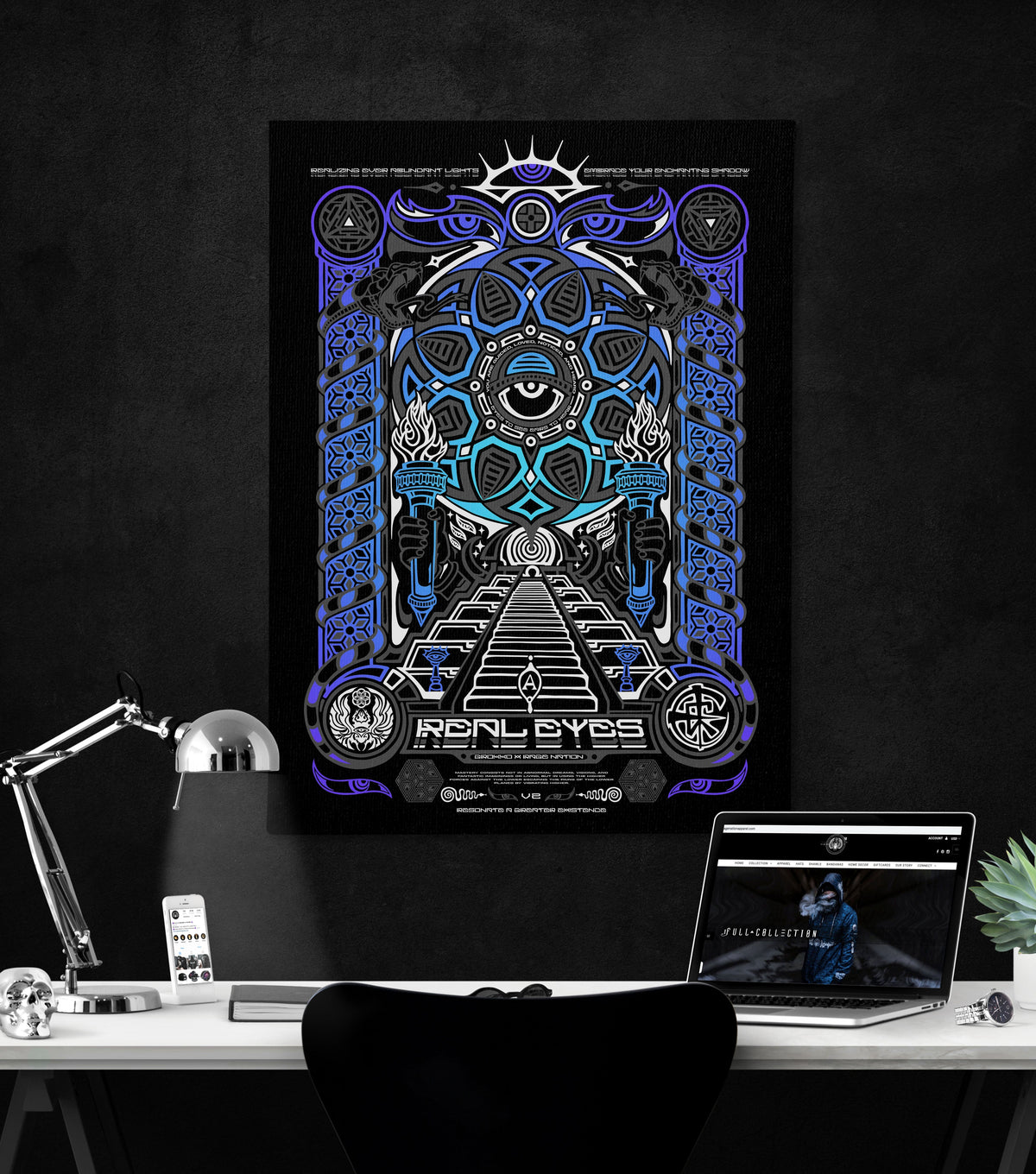 REAL EYES 2.0 ✦ GROKKO ✦ 111 Limited Edition Canvas Canvas