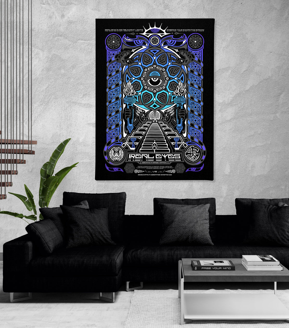 REAL EYES 2.0 ✦ GROKKO ✦ 111 Limited Edition Canvas Canvas