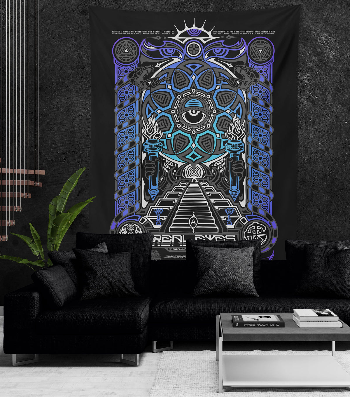 REAL EYES 2.0 ✦ GROKKO ✦ 111 Limited Edition Tapestry Tapestry