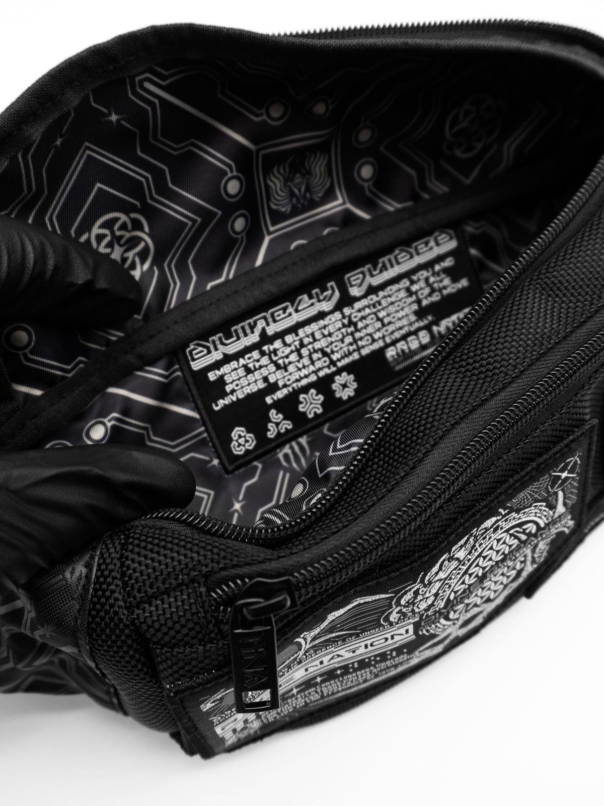 DIVINE GUIDANCE ✦ Fanny Pack / Chest Bag ✦ w/ Interchangeable Strap Fanny Pack