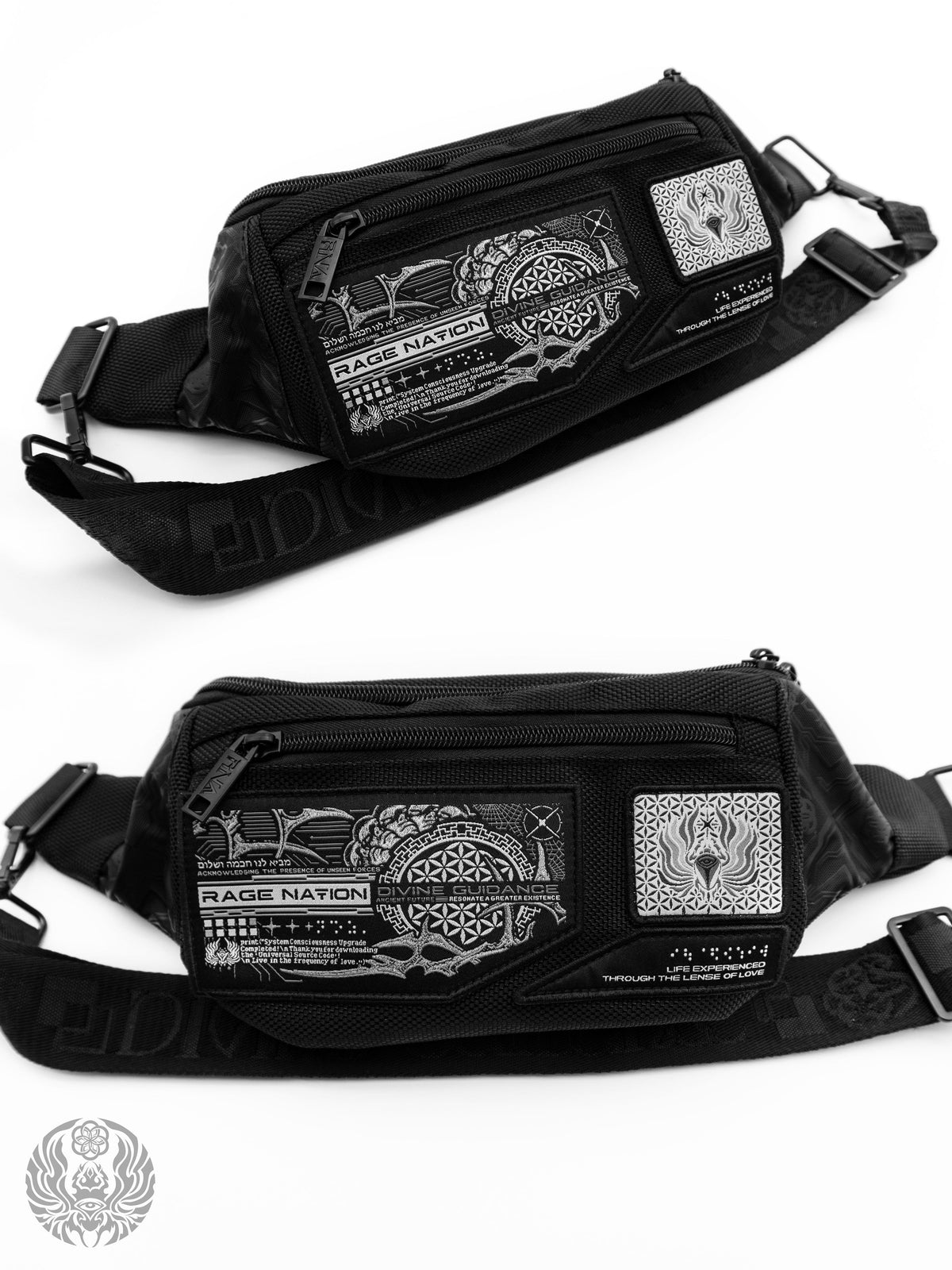 DIVINE GUIDANCE ✦ Fanny Pack / Chest Bag ✦ w/ Interchangeable Strap Fanny Pack