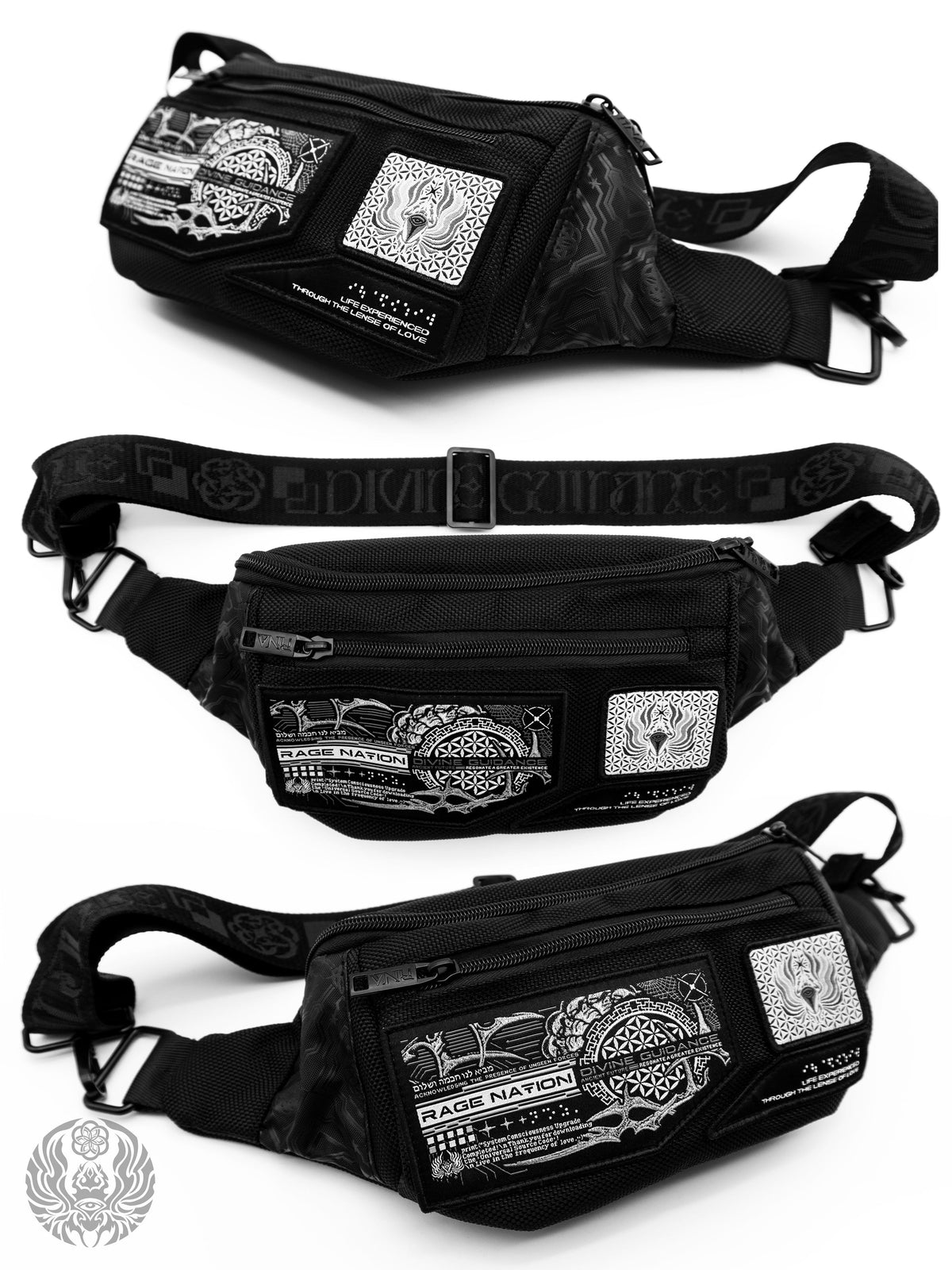 DIVINE GUIDANCE ✦ Fanny Pack / Chest Bag ✦ w/ Interchangeable Strap Fanny Pack