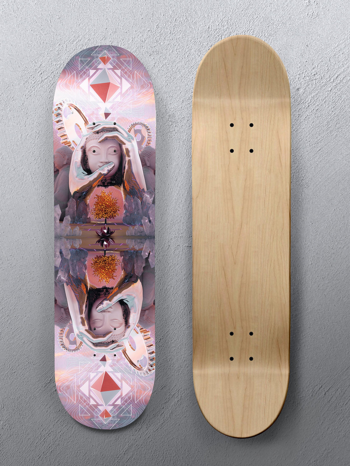 8.5" • HERO'S JOURNEY V1 • STOIC • SKATEBOARD DECK Skateboard