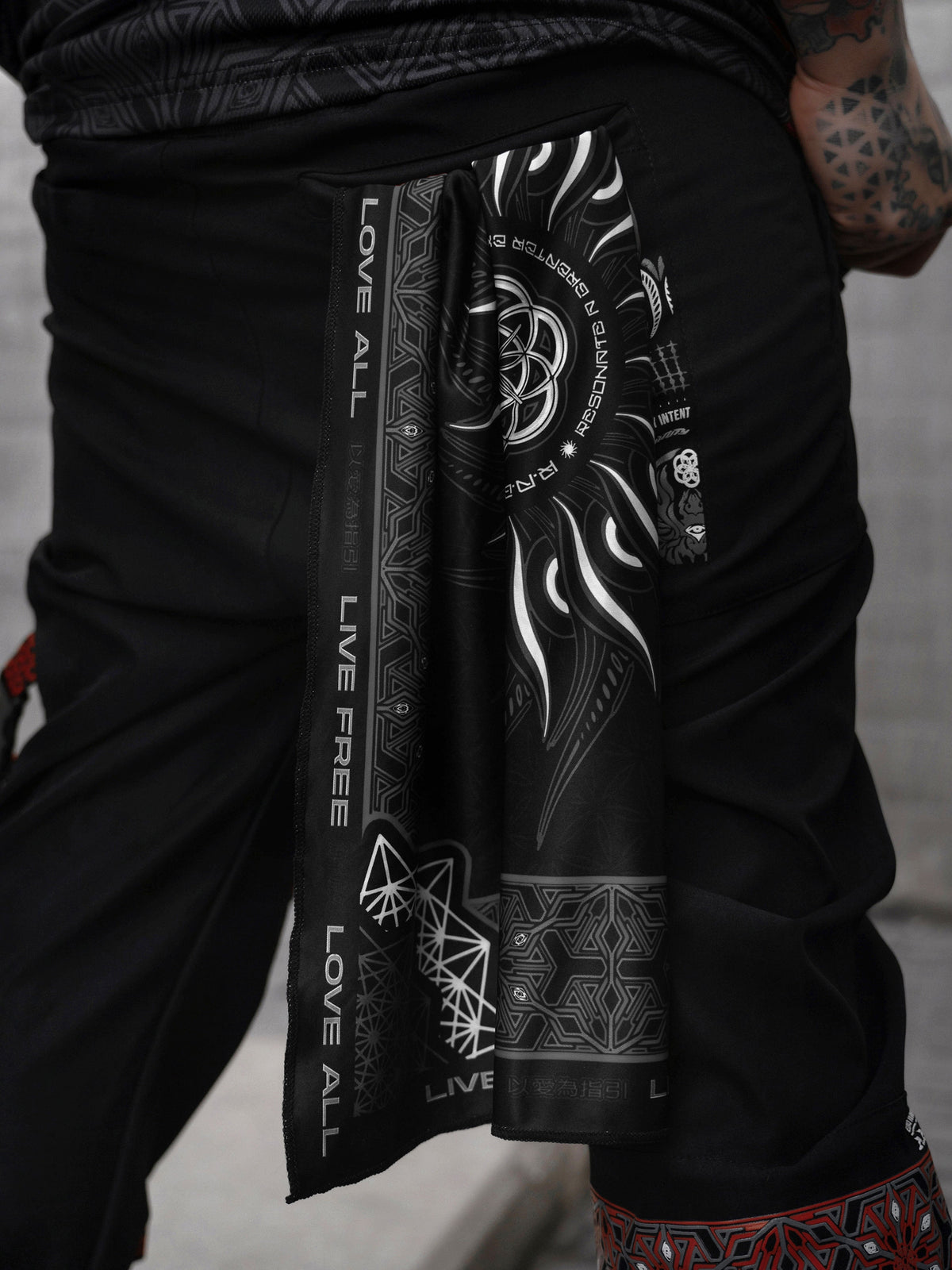 PRE-ORDER ✦ PROTECTED BY INTENT ✦ Slate Double-sided Bandana Coming Soon