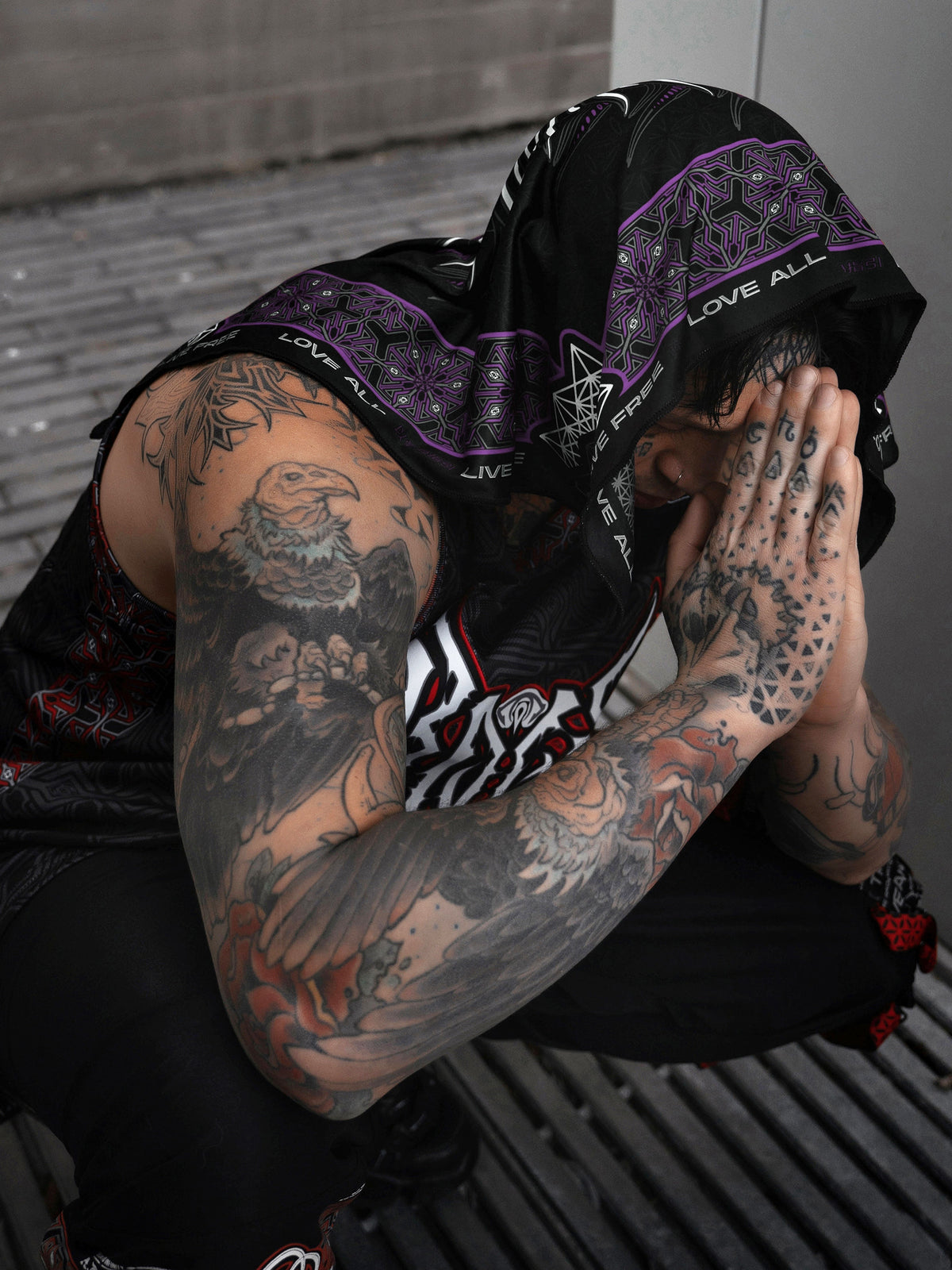 PRE-ORDER ✦ PROTECTED BY INTENT ✦ Lavender Double-sided Bandana Coming Soon