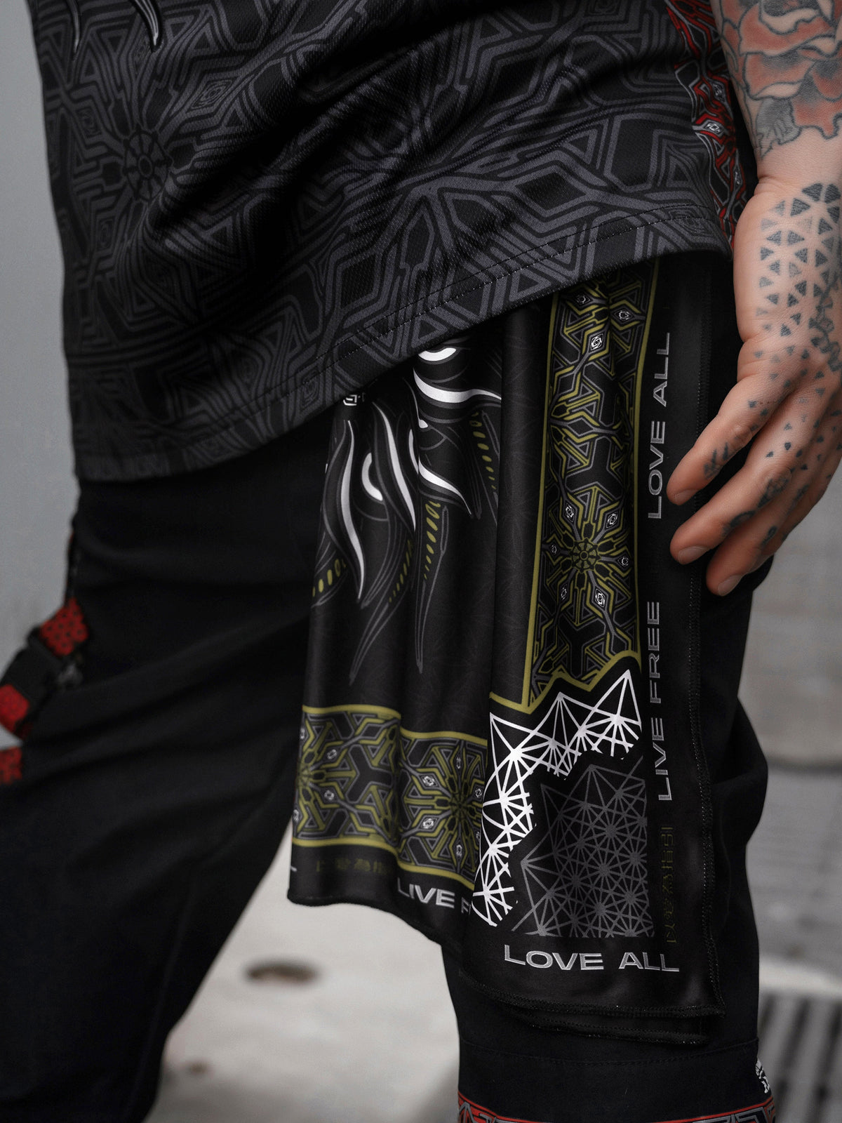 PRE-ORDER ✦ PROTECTED BY INTENT ✦ Gold Double-sided Bandana Coming Soon