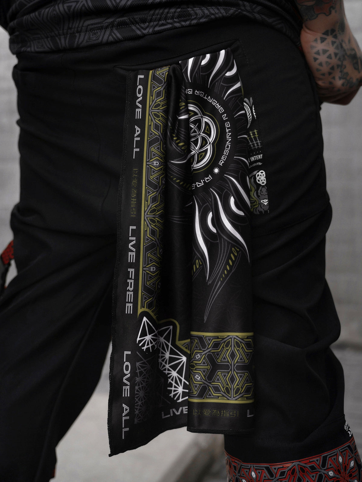 PRE-ORDER ✦ PROTECTED BY INTENT ✦ Gold Double-sided Bandana Coming Soon