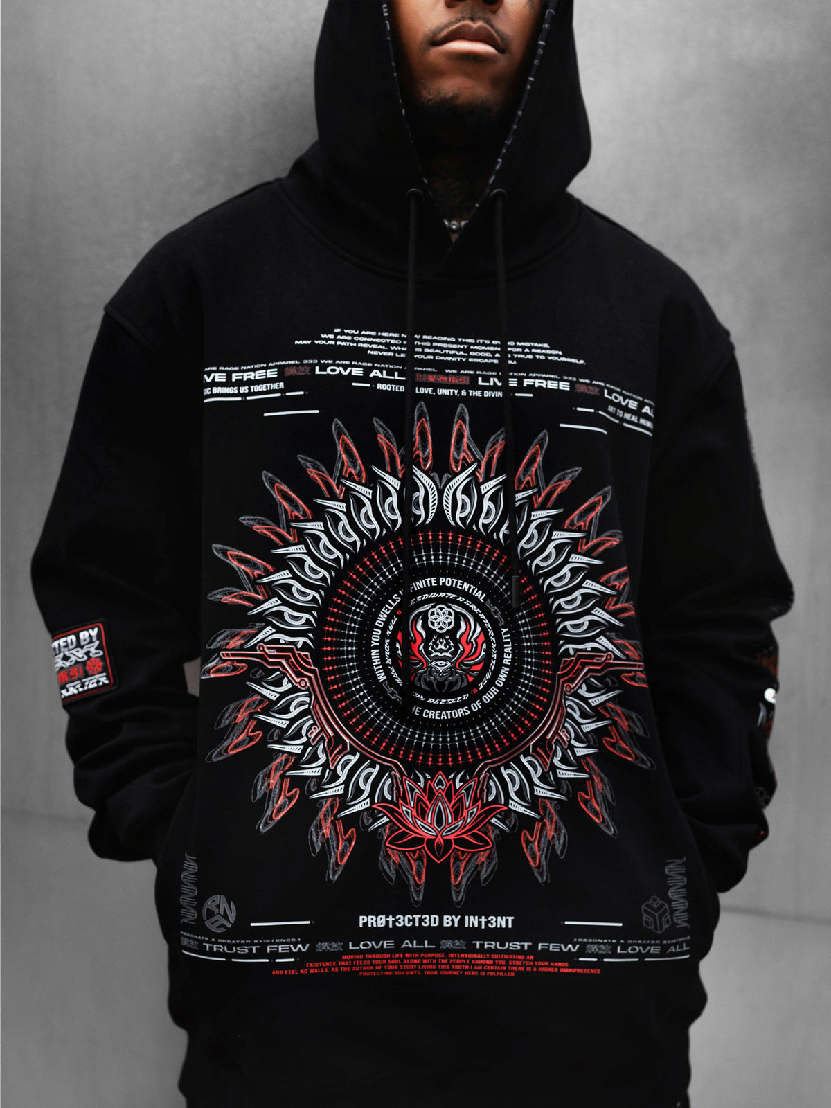 PRE-ORDER ✦ PROTECTED BY INTENT V1 ✦ Luxe Fabric Hoodie Coming Soon