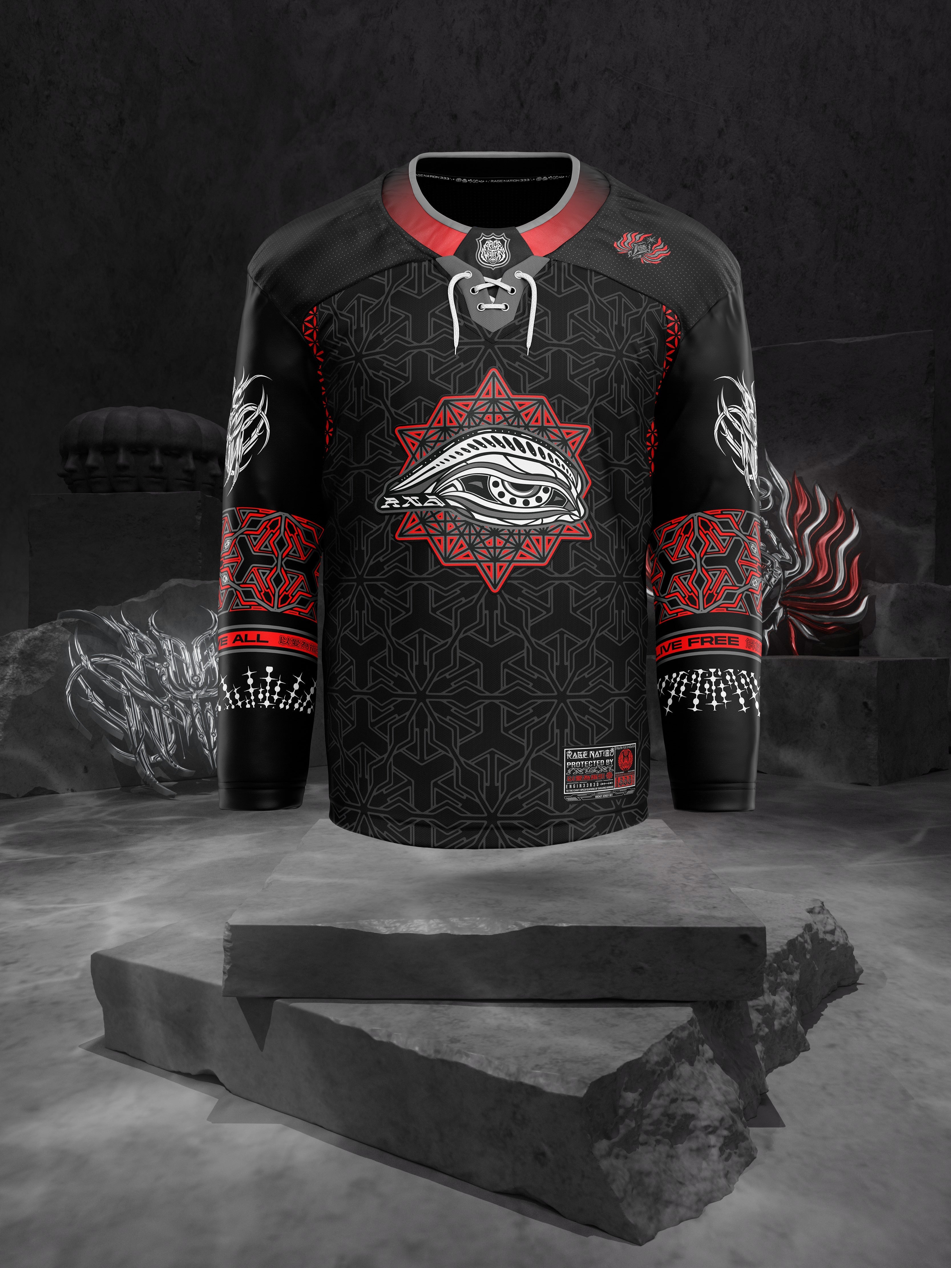 PRE-ORDER ✦ PROTECTED BY INTENT ✦ HOCKEY JERSEY 001 ✦ LE 60 Jersey