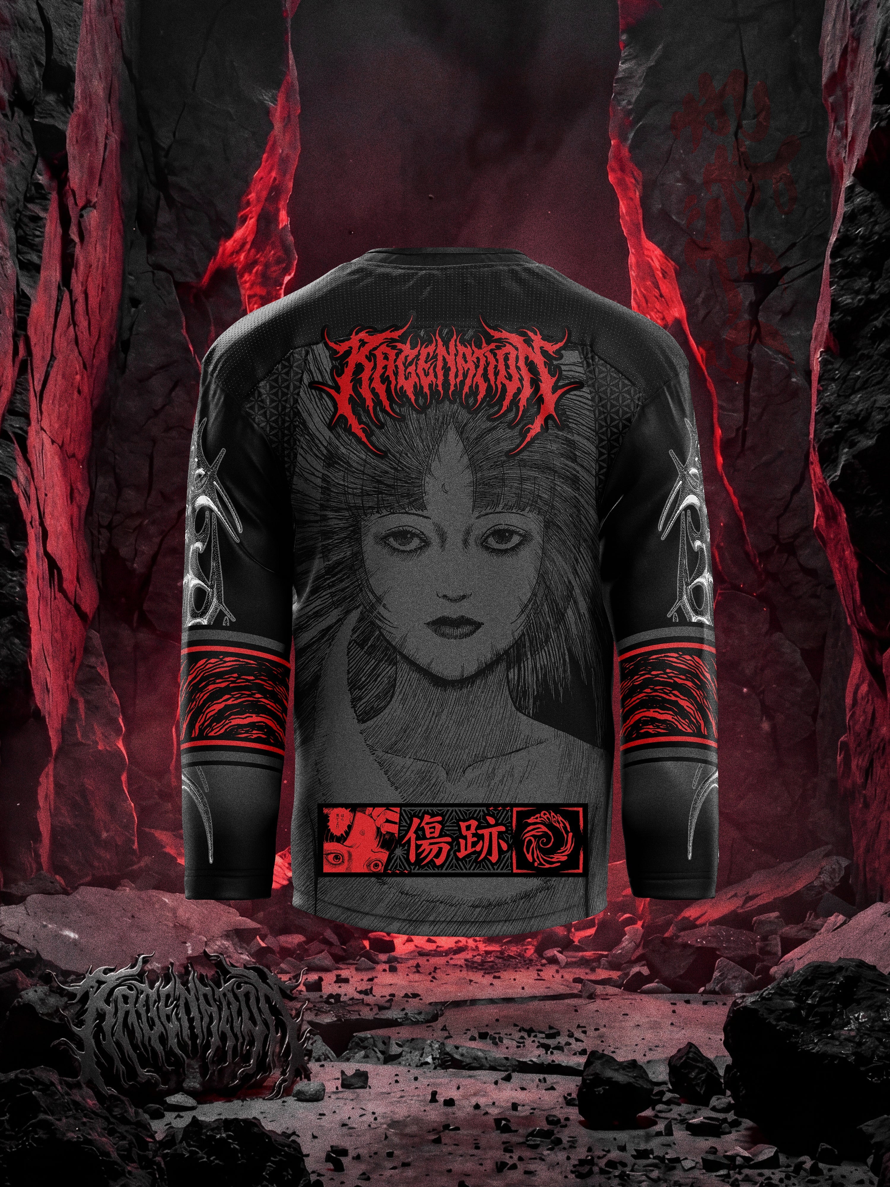 OFFICIAL UZUMAKI ✦ AZAMI'S CURSE ✦ HOCKEY JERSEY 001 Jersey