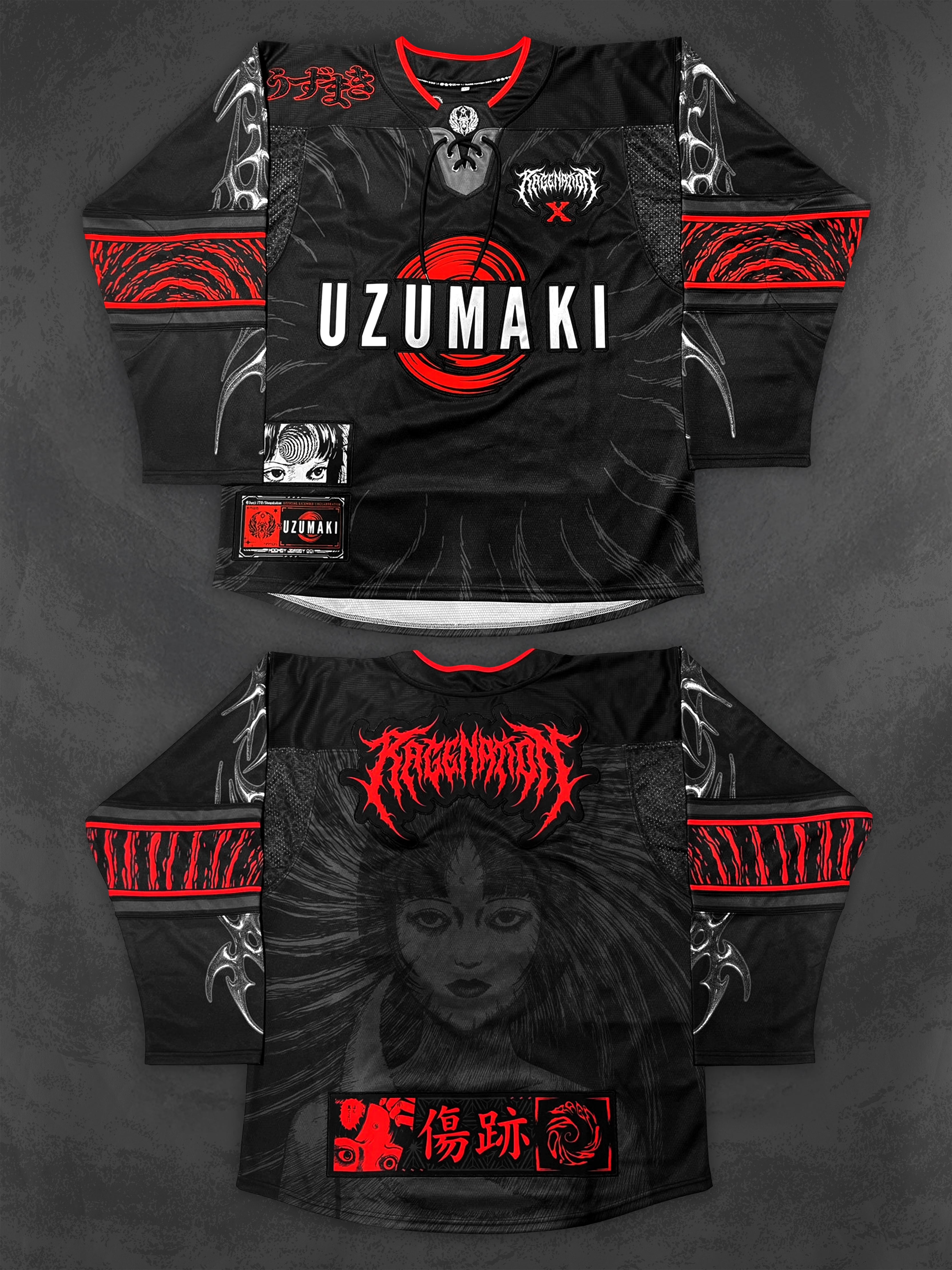 OFFICIAL UZUMAKI ✦ AZAMI'S CURSE ✦ HOCKEY JERSEY 001 Jersey