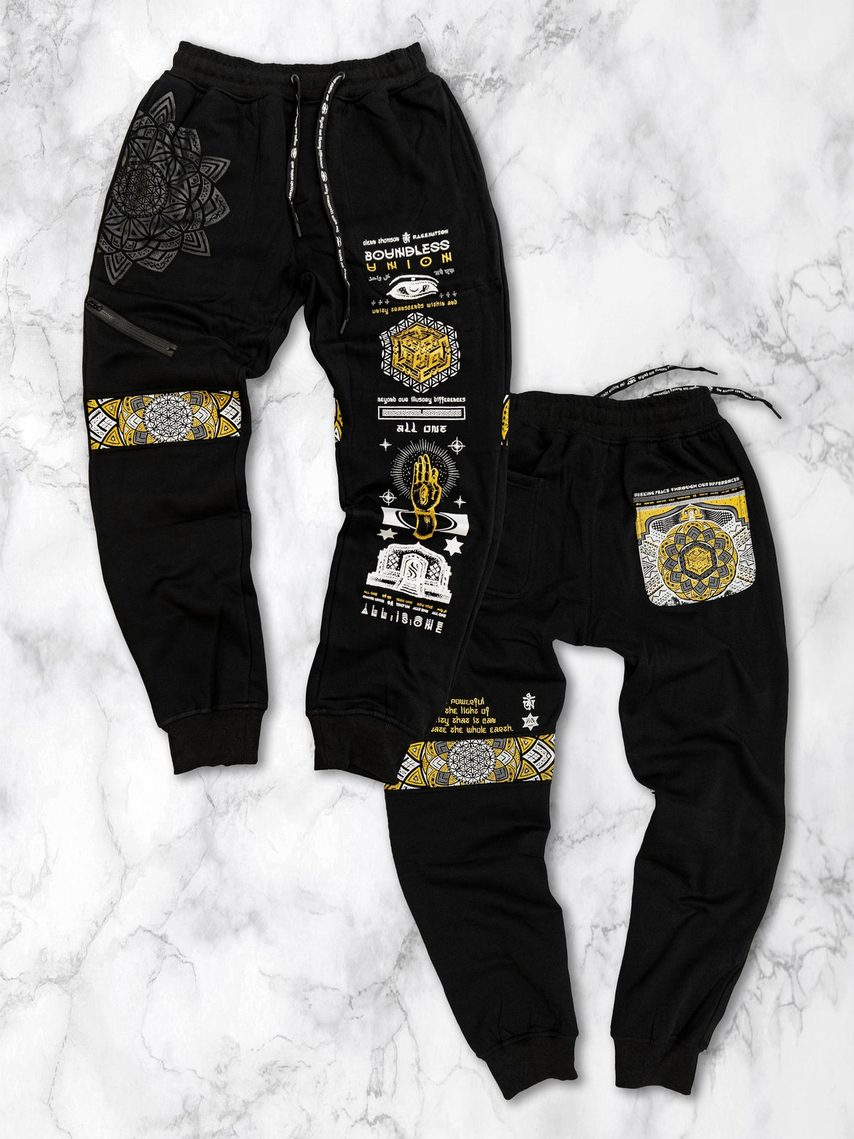 BOUNDLESS UNION ✦ GLENN THOMSON x RNA ✦ Hidden Pocket Unisex Joggers Joggers