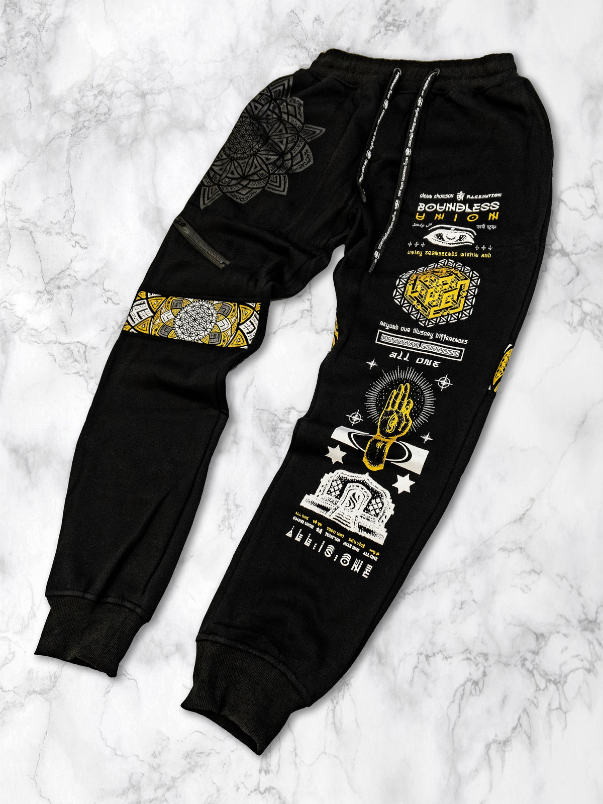 BOUNDLESS UNION ✦ GLENN THOMSON x RNA ✦ Hidden Pocket Unisex Joggers Joggers