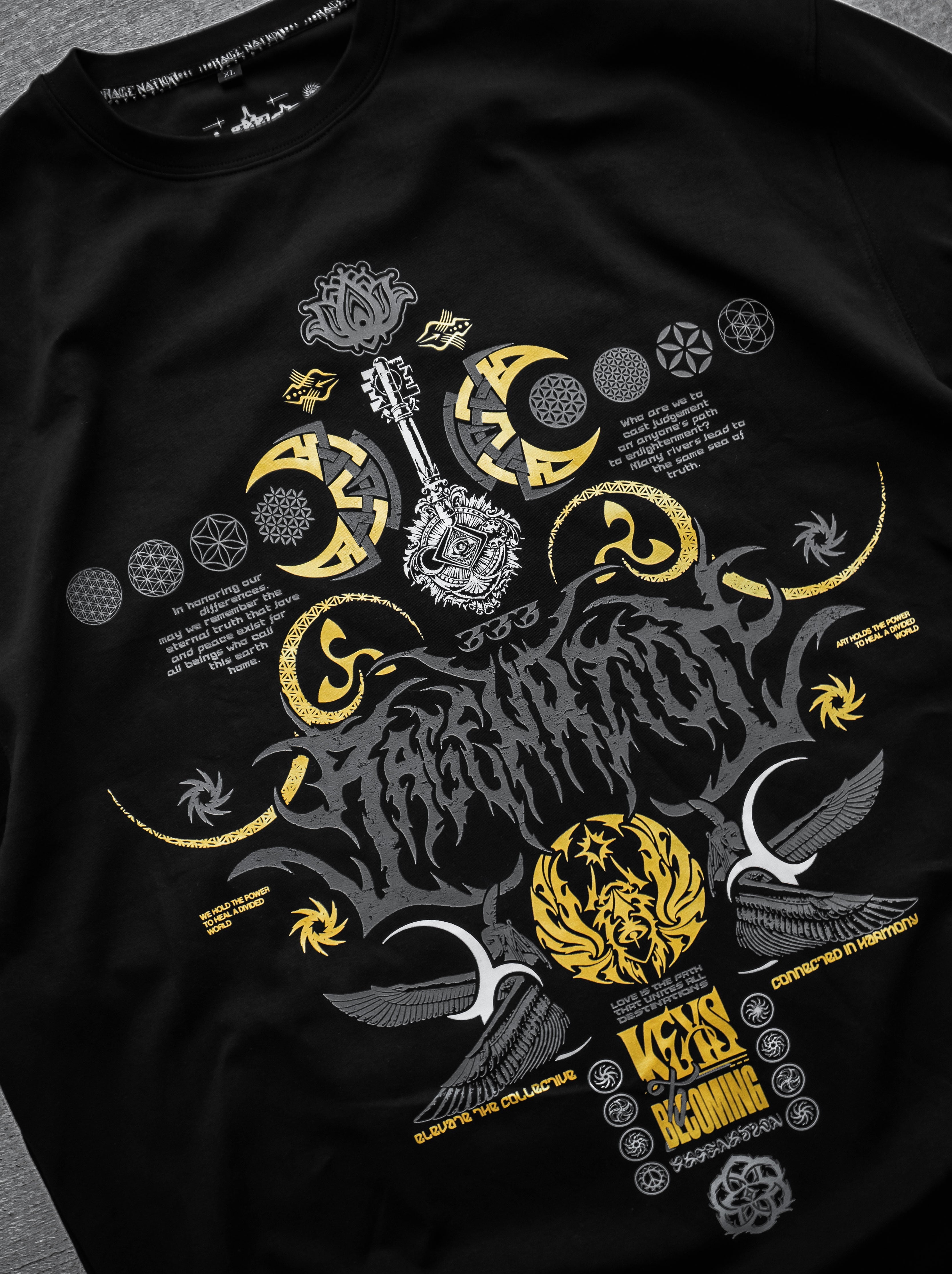 COMING SOON ✦ KEYS TO BECOMING ✦ GOLD FOIL ✦ Oversized Premium T-shirt T-Shirt