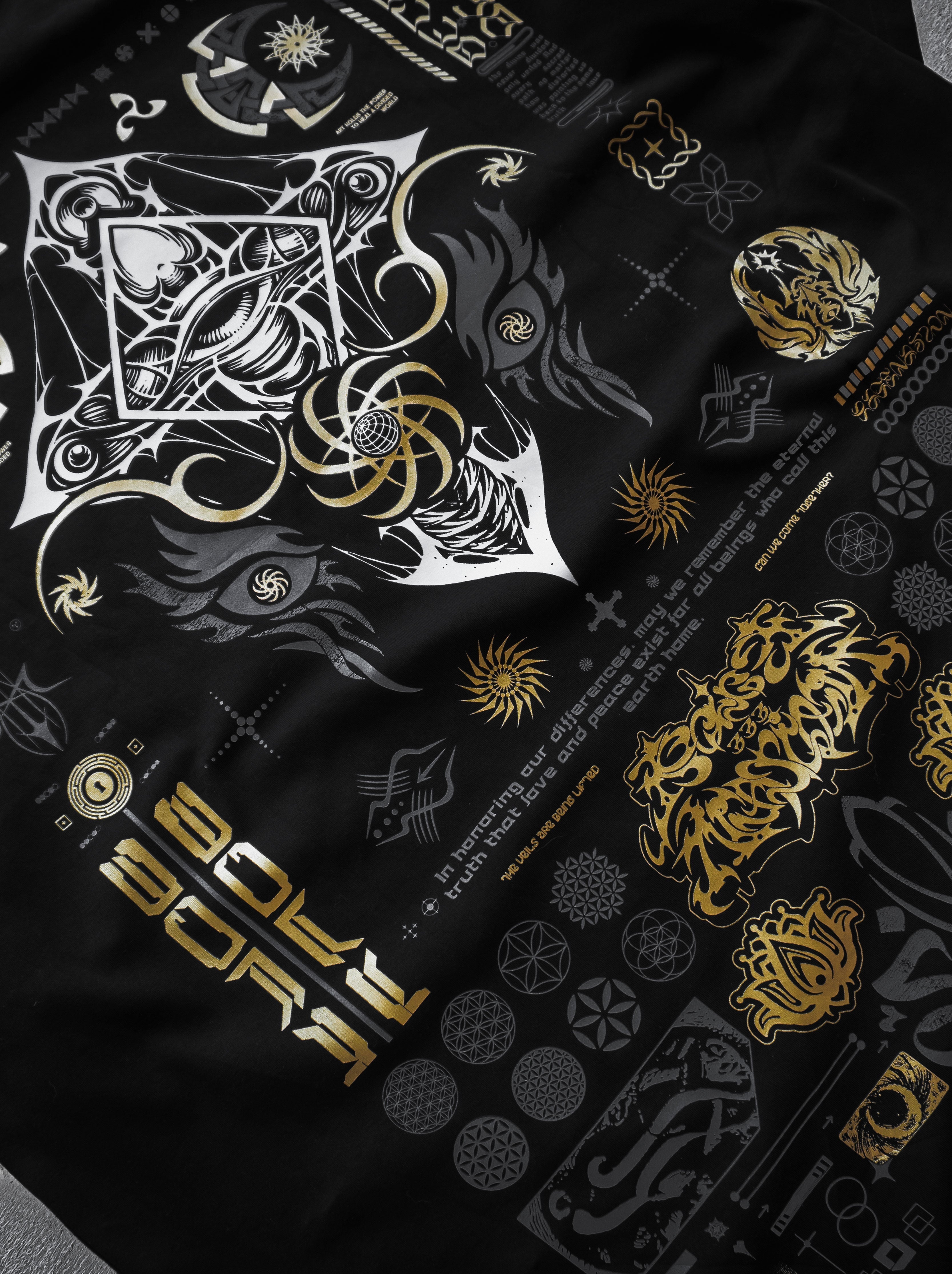COMING SOON ✦ KEYS TO BECOMING ✦ GOLD FOIL ✦ Oversized Premium T-shirt T-Shirt