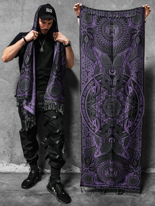PROTECTED BY INTENT ✦ LAVENDER ✦ FESTIVAL SHAWL Shawls