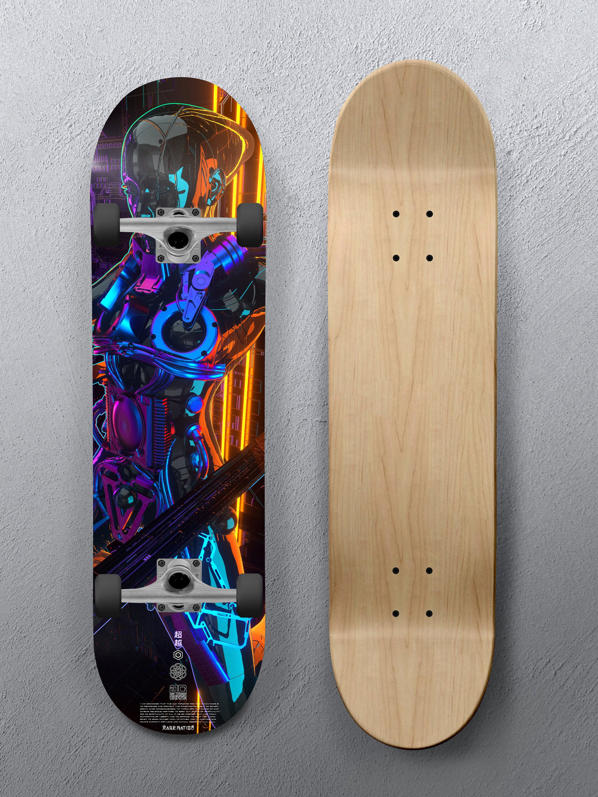 8" • METANOIA • GLASS CRANE • Skateboard Deck • LE Skateboard
