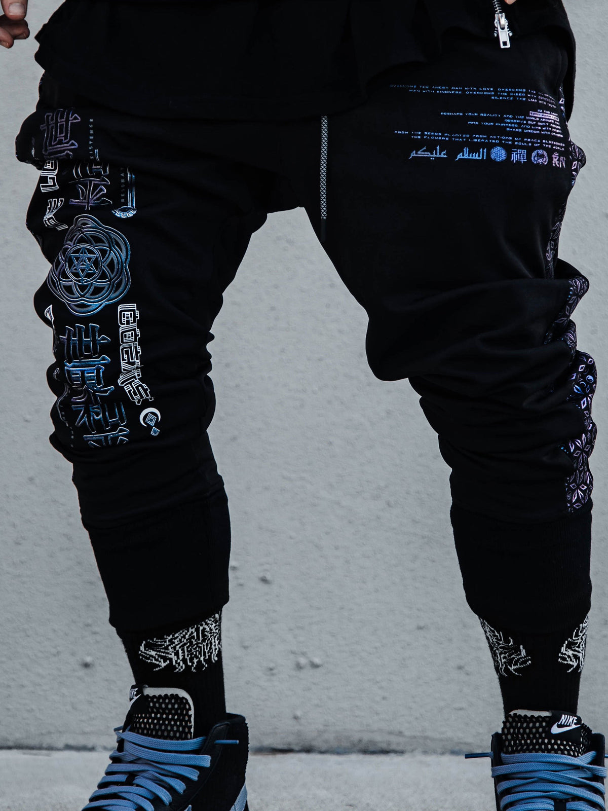 MIND OF ZEN V1 • Iridescent Ink Unisex Joggers Joggers