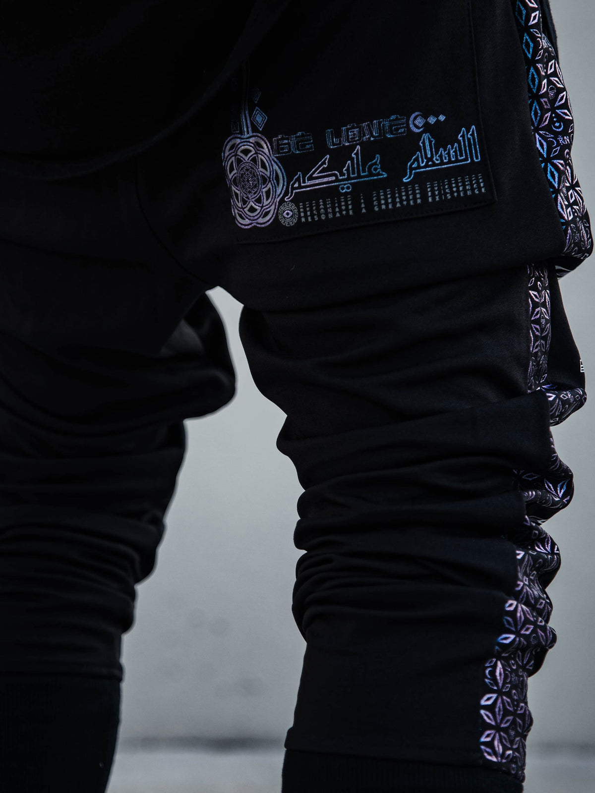 MIND OF ZEN V1 • Iridescent Ink Unisex Joggers Joggers
