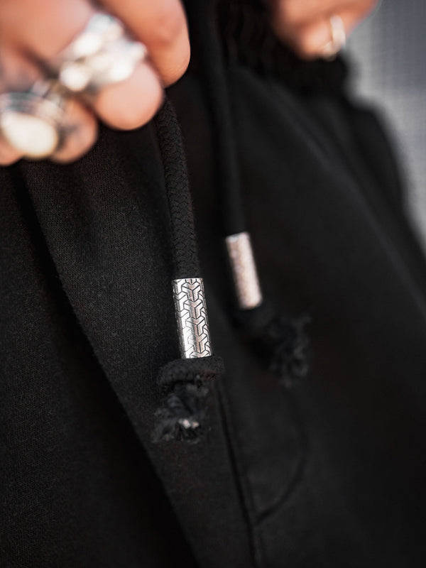 MOKSHA मोक्ष ✦ BLK on BLK Stonewash ✦ Corduroy Flow Joggers Joggers