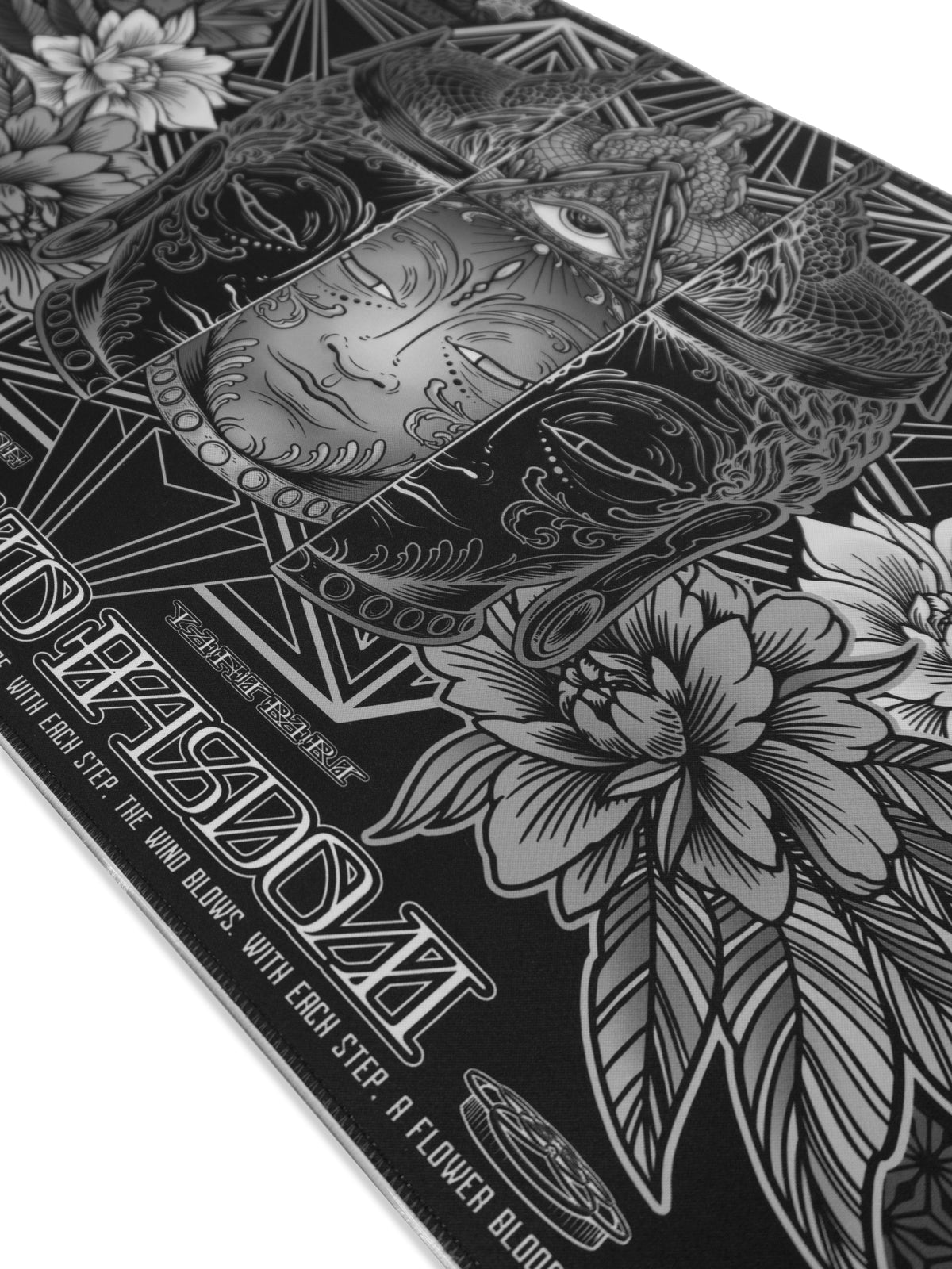 WOUNDS TO WISDOM V1 • MONOCHROME • XXL RGB GAMING MOUSEPAD Mouse Pad