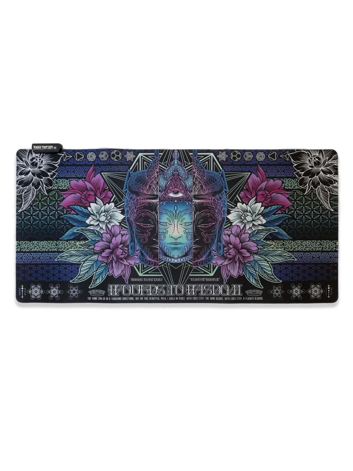 WOUNDS TO WISDOM V2 • ETHEREAL HUES • XXL RGB GAMING MOUSEPAD Mouse Pad
