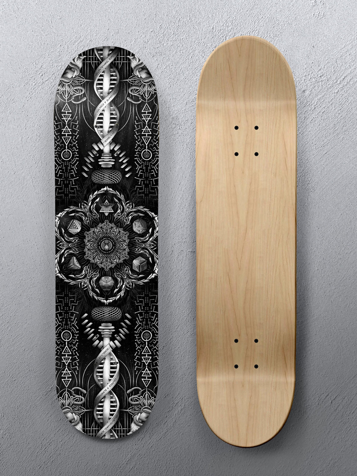 8.5" • TRANSMUTATION • YANTRART • Skateboard Deck Skateboard