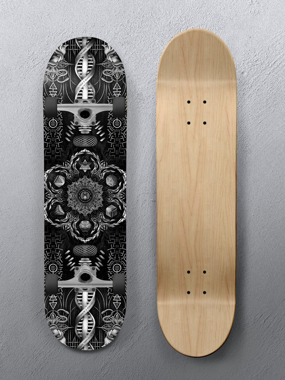 8.25" • TRANSMUTATION • YANTRART • Skateboard Deck Skateboard