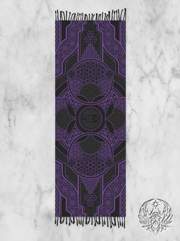PRE-ORDER ✦ GEOMETRY OF BEING ✦ PURPLE ✦ Shawl / Pashmina Shawls