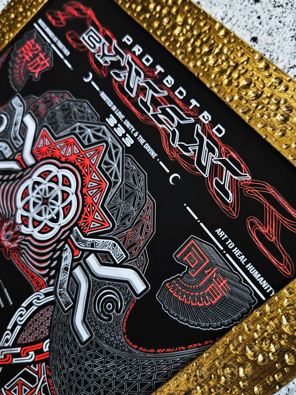 PROTECTED BY INTENT V1 ✦ LE 50 ✦ PRINT by @BILLNATION333 Print