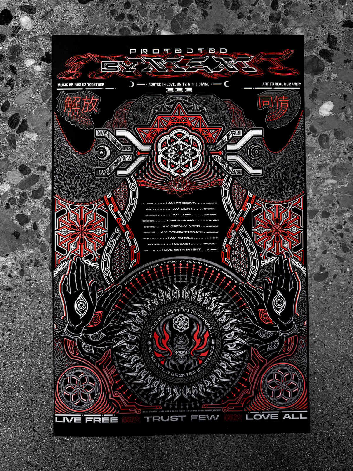 PROTECTED BY INTENT V1 ✦ LE 50 ✦ PRINT by @BILLNATION333