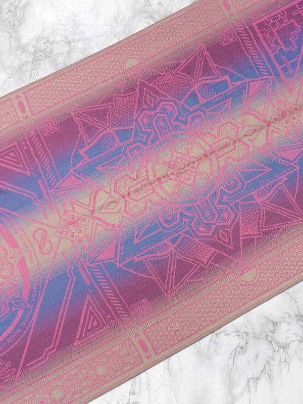 PINK AMETHYST DHARMA • Reversible Festival Shawl/Scarf Shawls