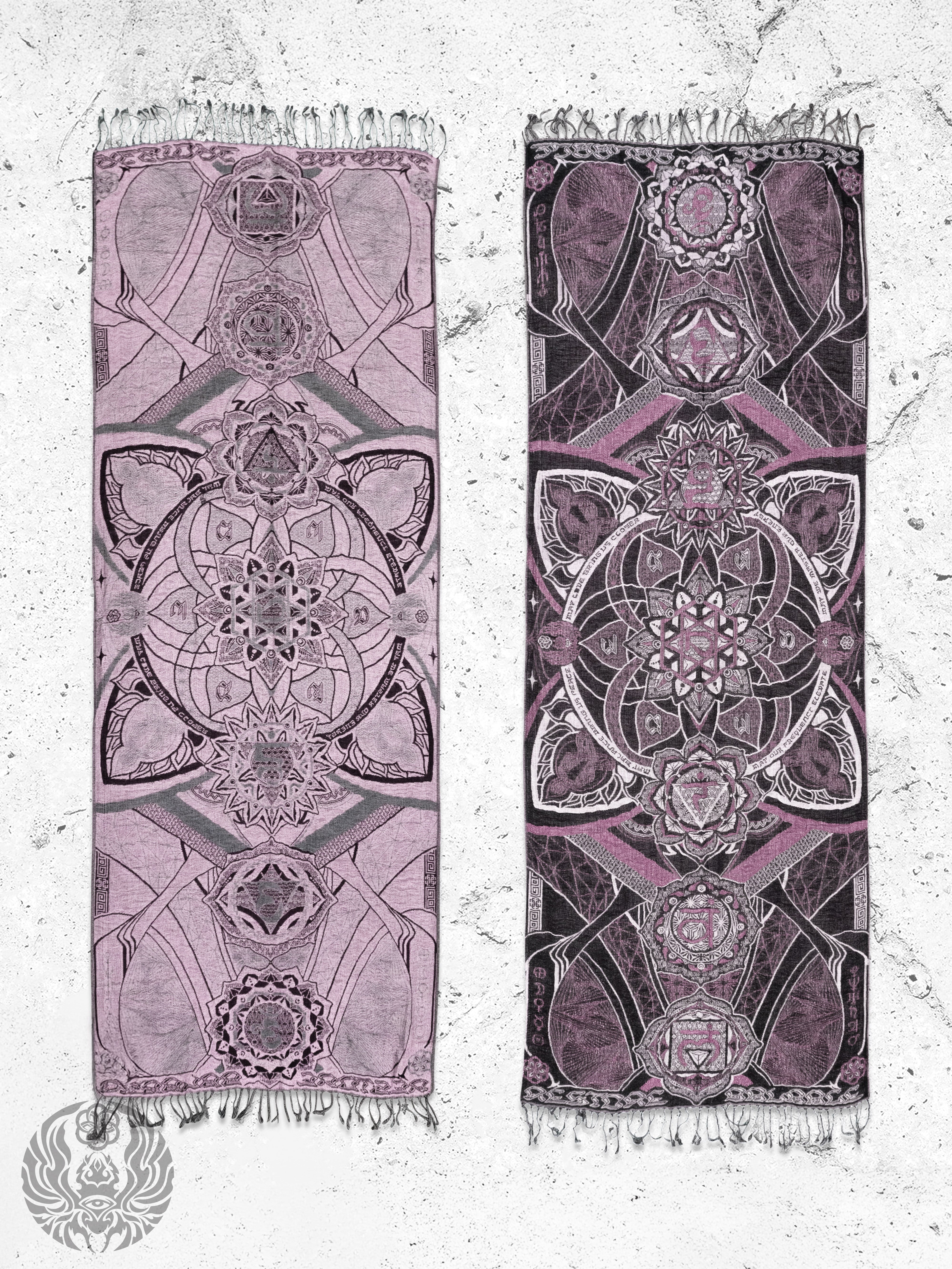 HARMONY HEALS • PINK • Festival Shawl/Scarf NEW Shawl