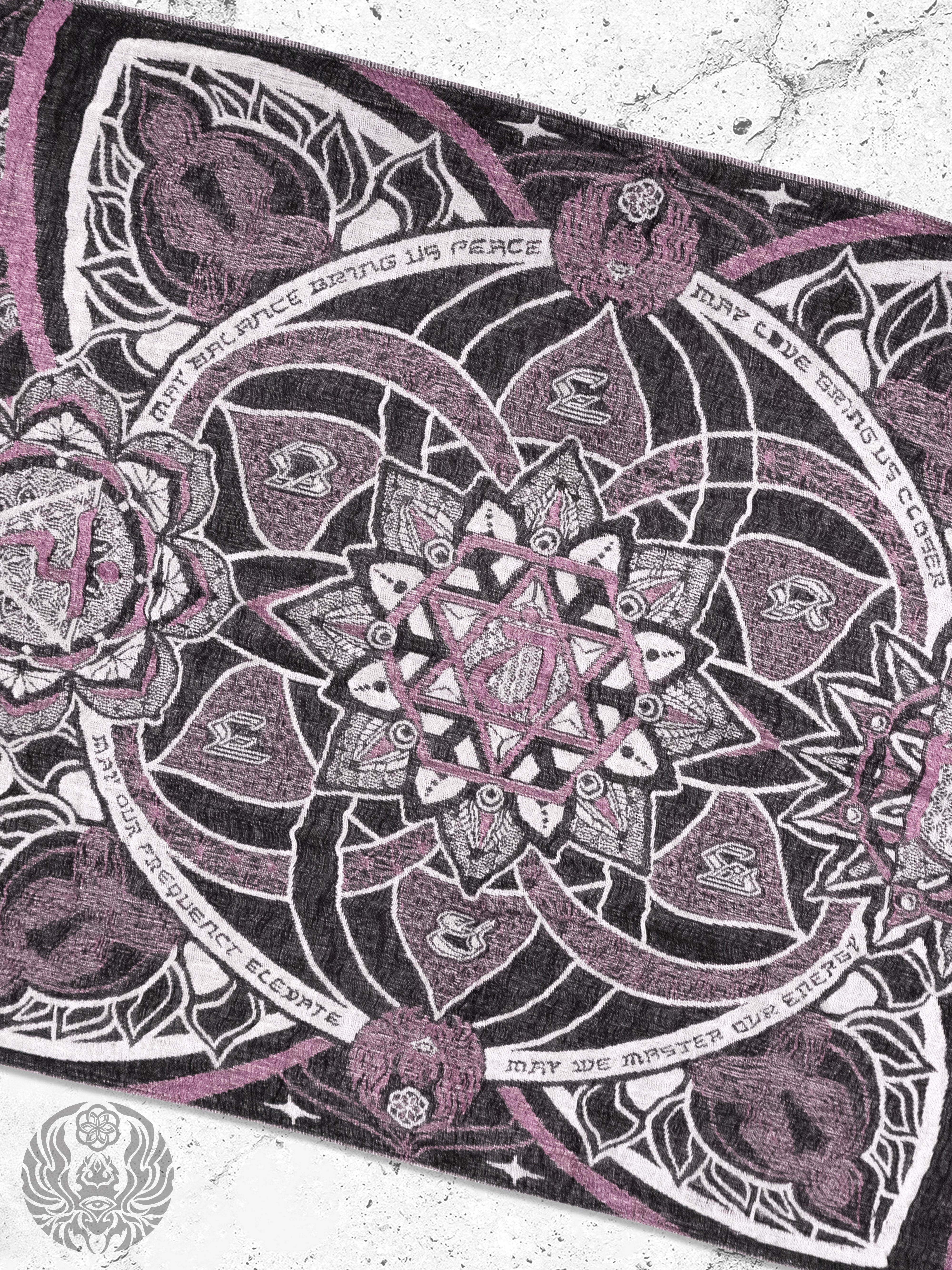 HARMONY HEALS • PINK • Festival Shawl/Scarf NEW Shawl