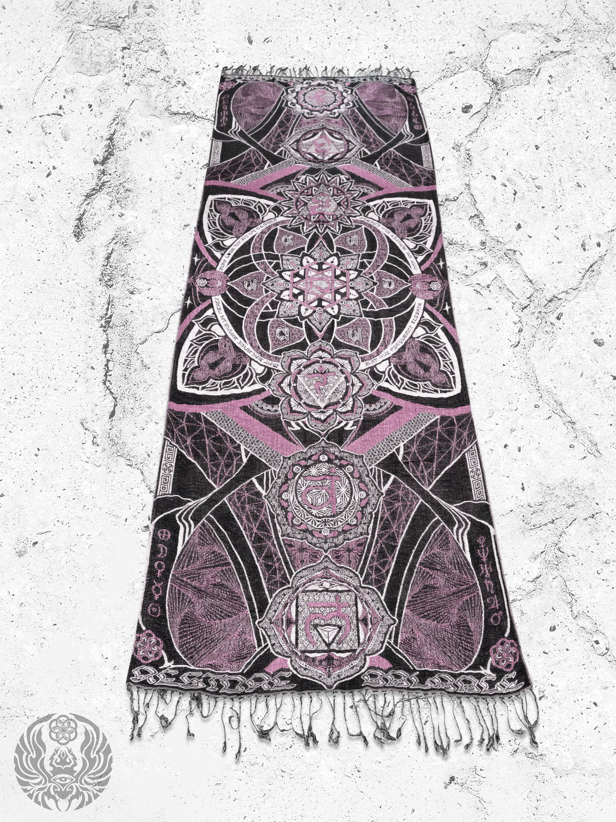 HARMONY HEALS • PINK • Festival Shawl/Scarf NEW Shawl