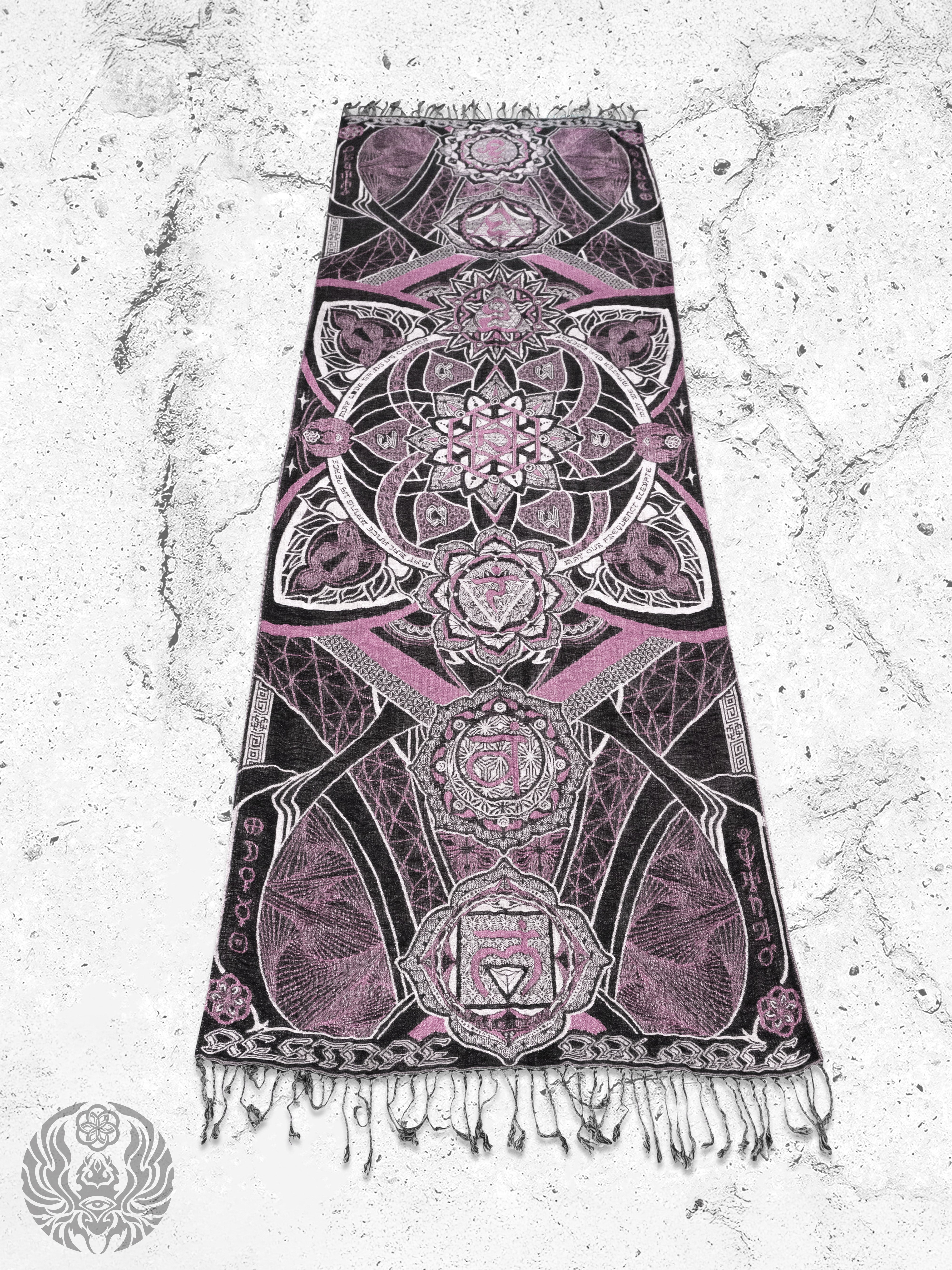 HARMONY HEALS • PINK • Festival Shawl/Scarf NEW Shawl