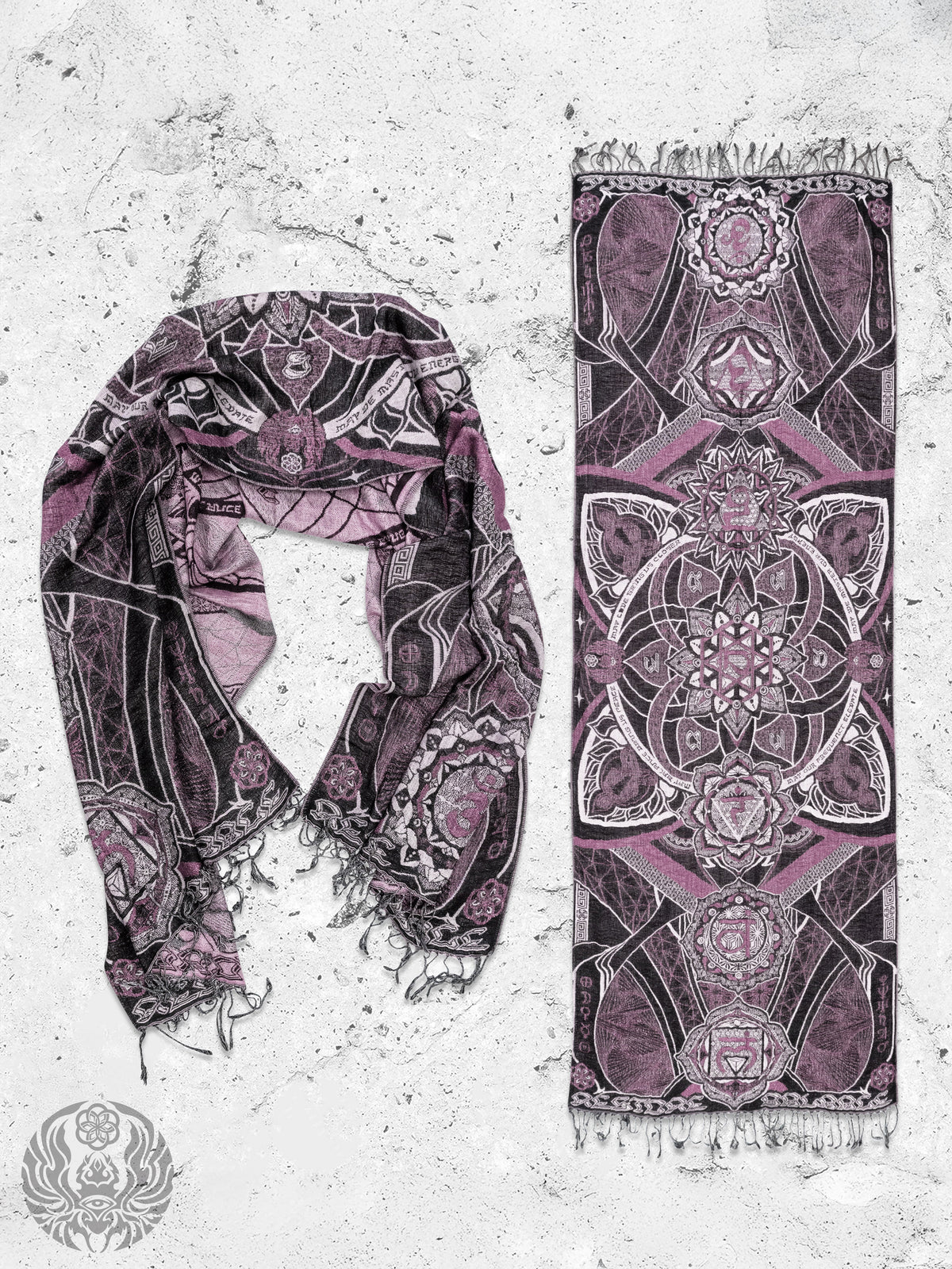 HARMONY HEALS • PINK • Festival Shawl/Scarf NEW Shawl