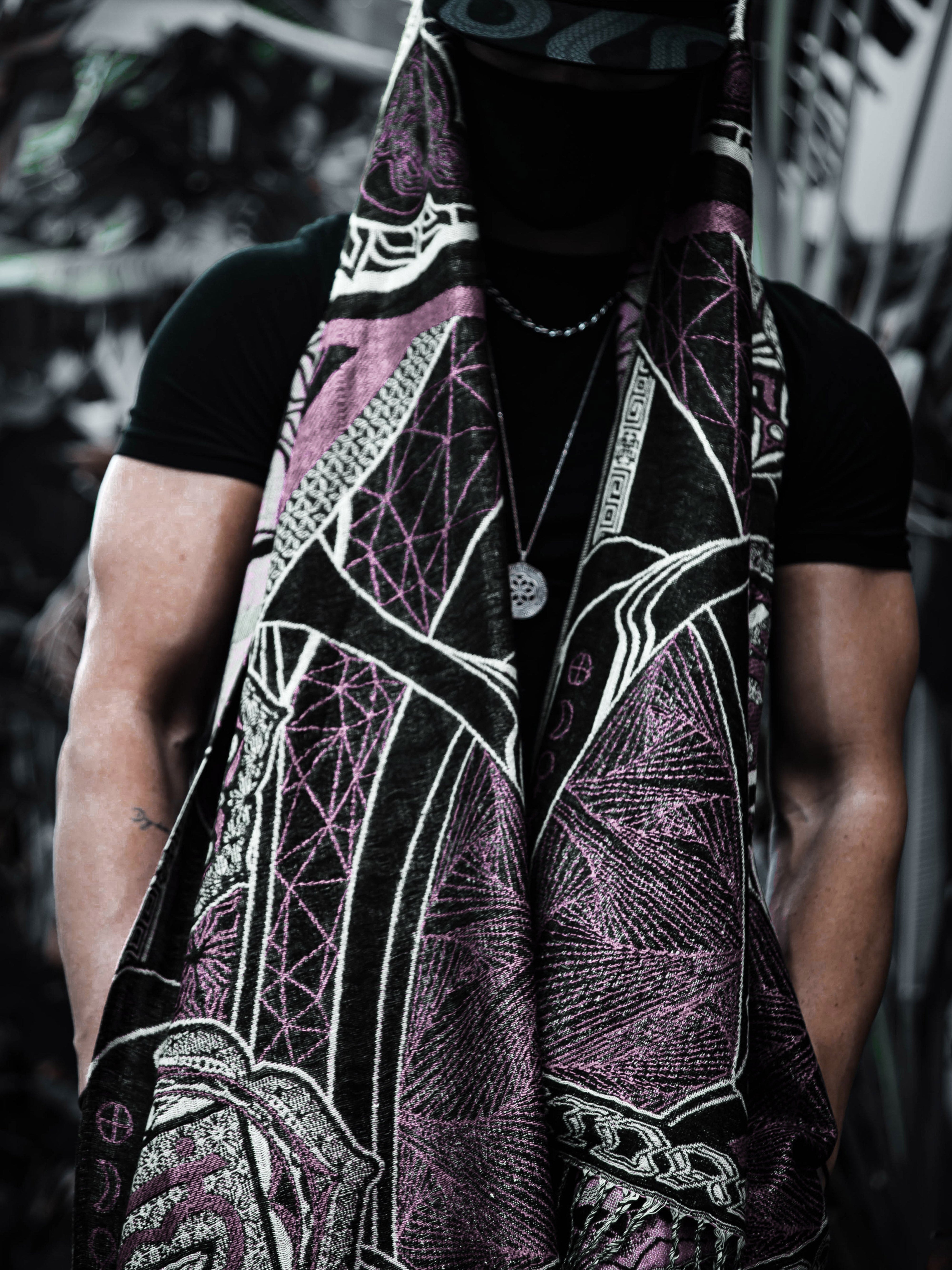 HARMONY HEALS • PINK • Festival Shawl/Scarf NEW Shawl