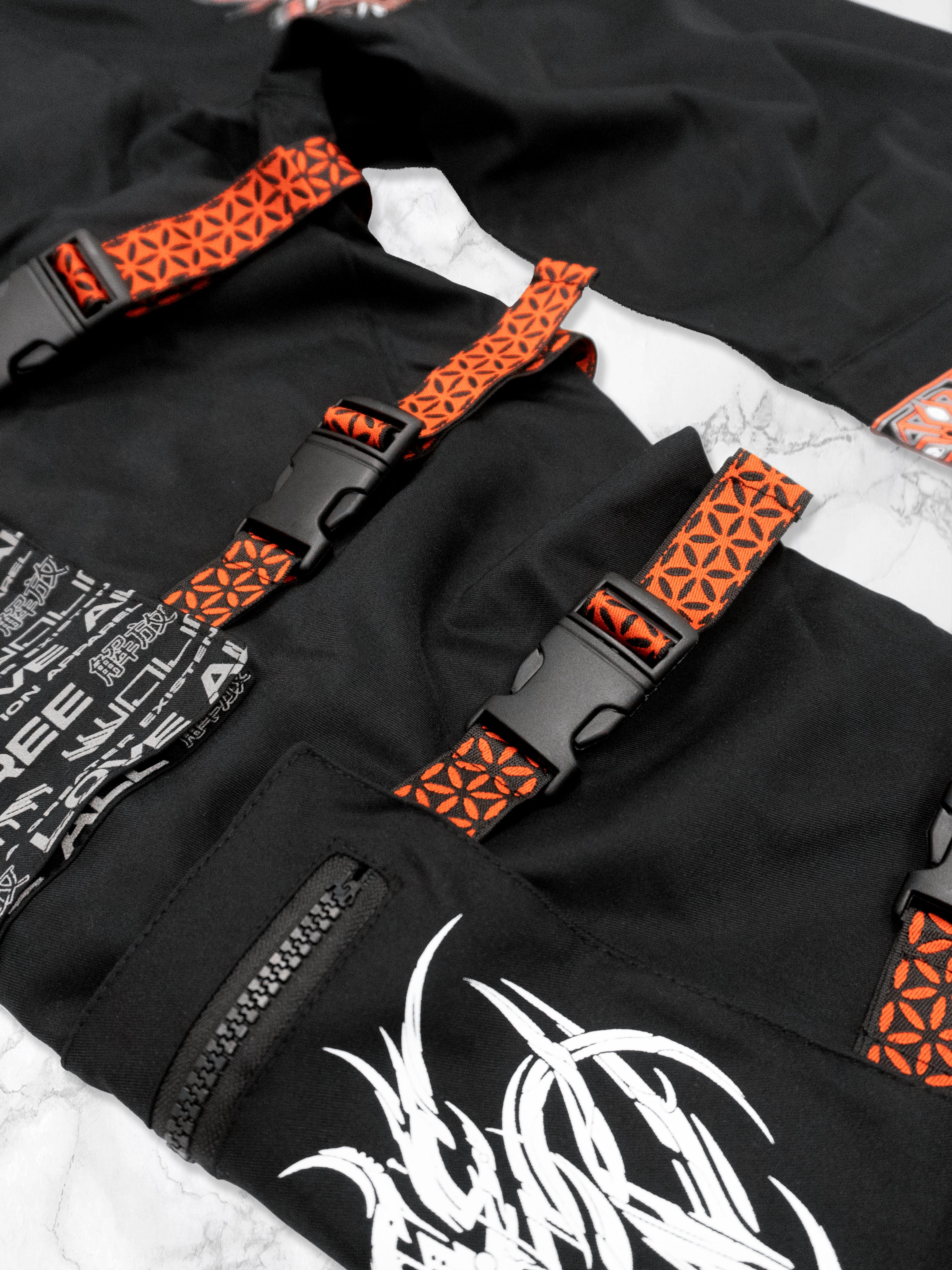 PROTECTED BY INTENT V1 ✦ RED/BLACK ✦ TACTICAL JOGGERS Tacticals