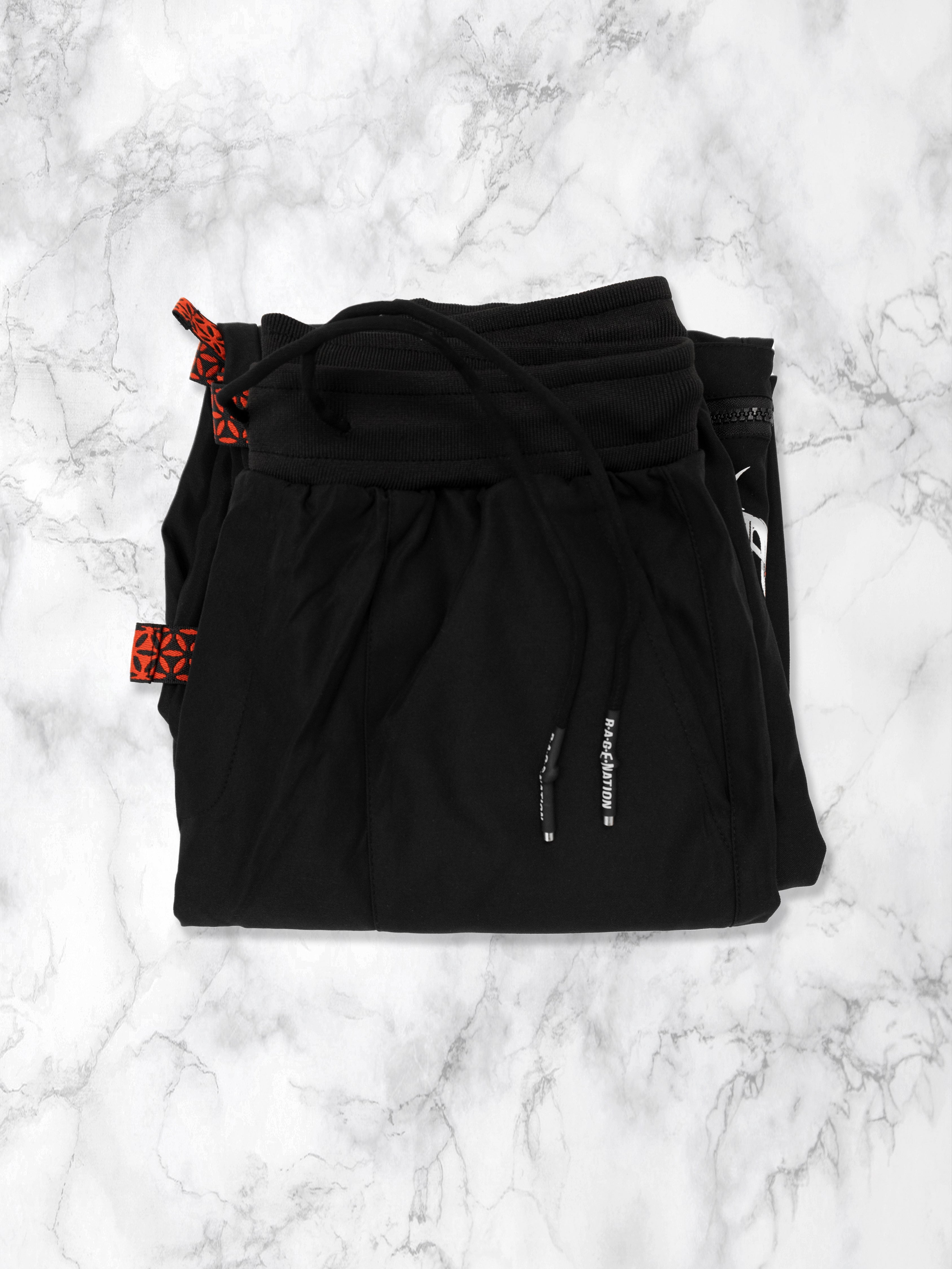 PROTECTED BY INTENT V1 ✦ RED/BLACK ✦ TACTICAL JOGGERS Tacticals
