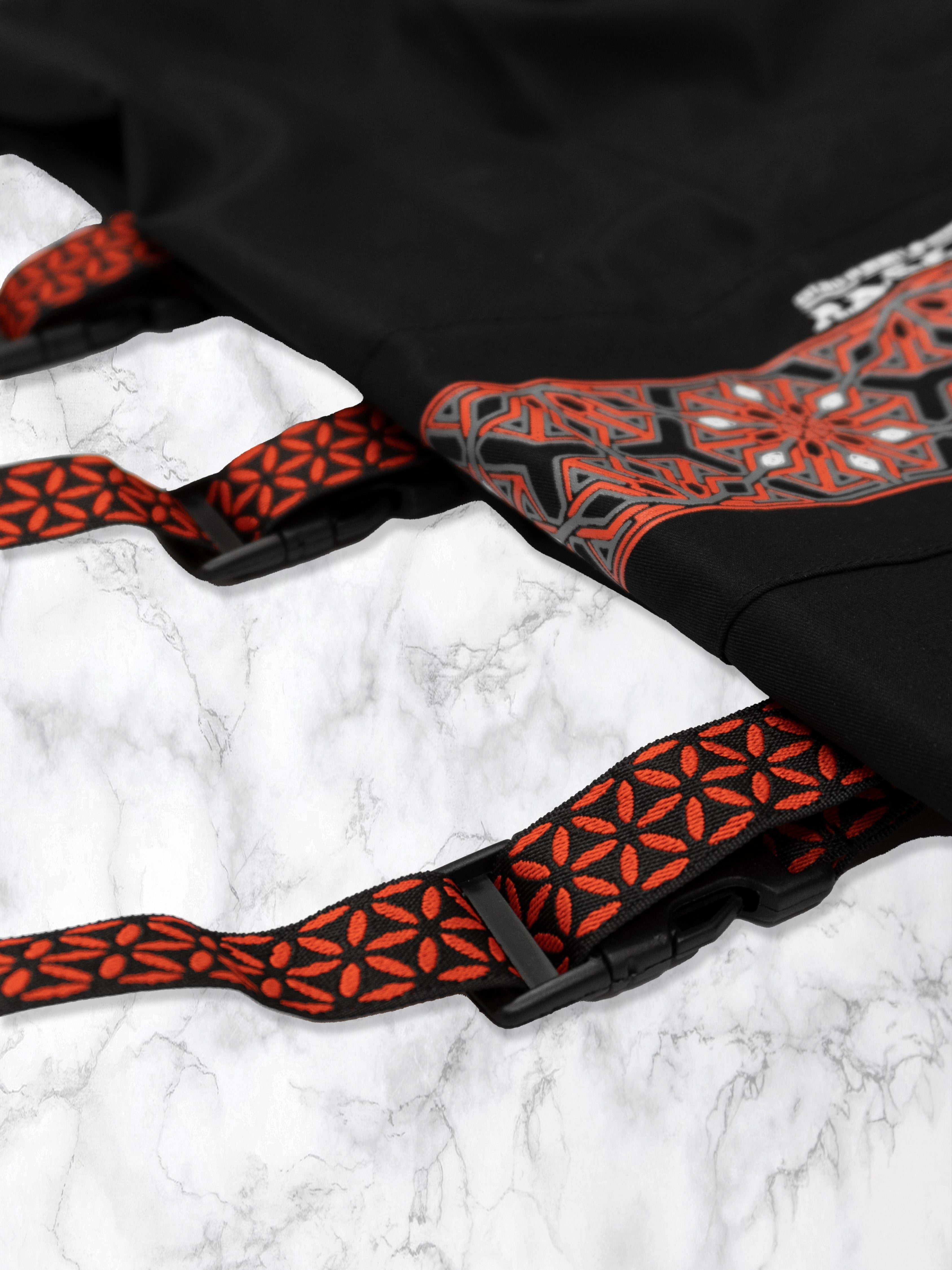 PROTECTED BY INTENT V1 ✦ RED/BLACK ✦ TACTICAL JOGGERS Tacticals