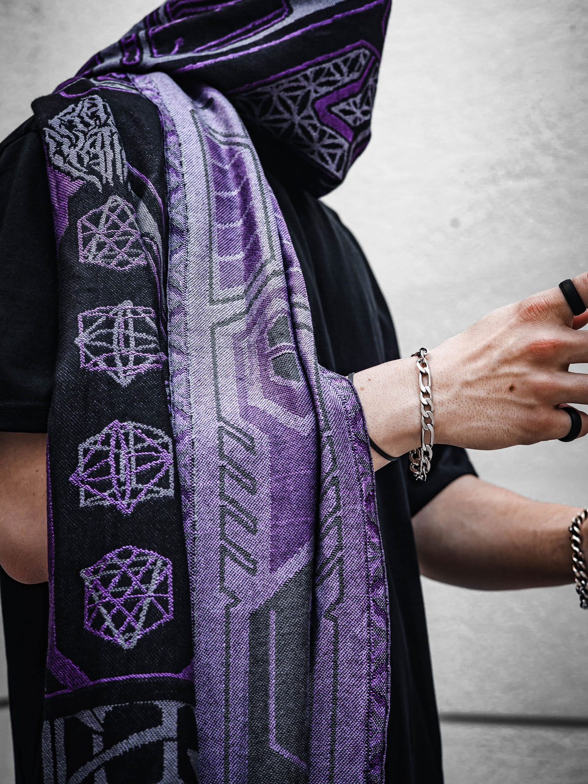 REMOVER OF OBSTACLES ✦ VIOLET SHAKTI ✦ Festival Shawl Shawls