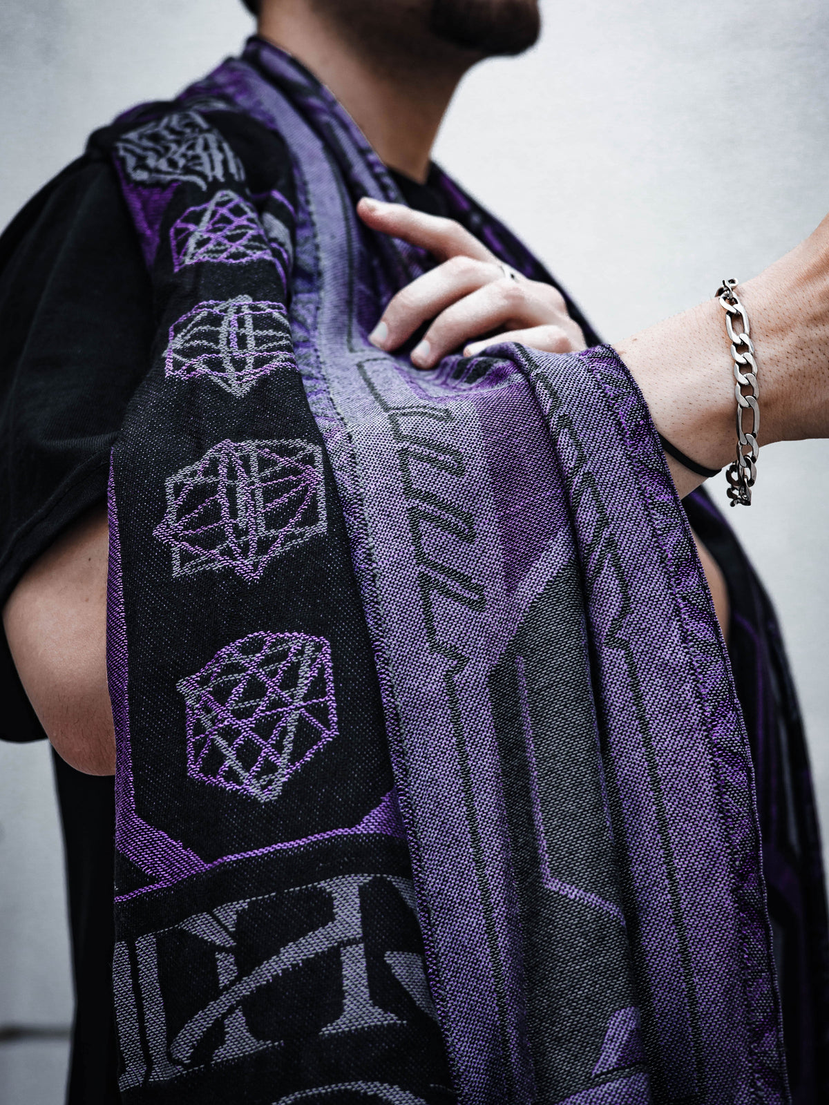 REMOVER OF OBSTACLES ✦ VIOLET SHAKTI ✦ Festival Shawl Shawls