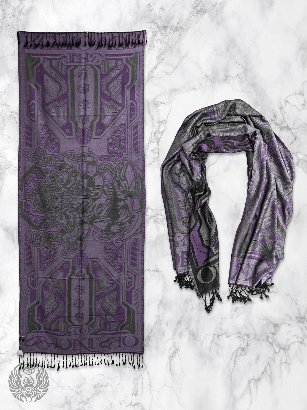 REMOVER OF OBSTACLES ✦ VIOLET SHAKTI ✦ Festival Shawl Shawls