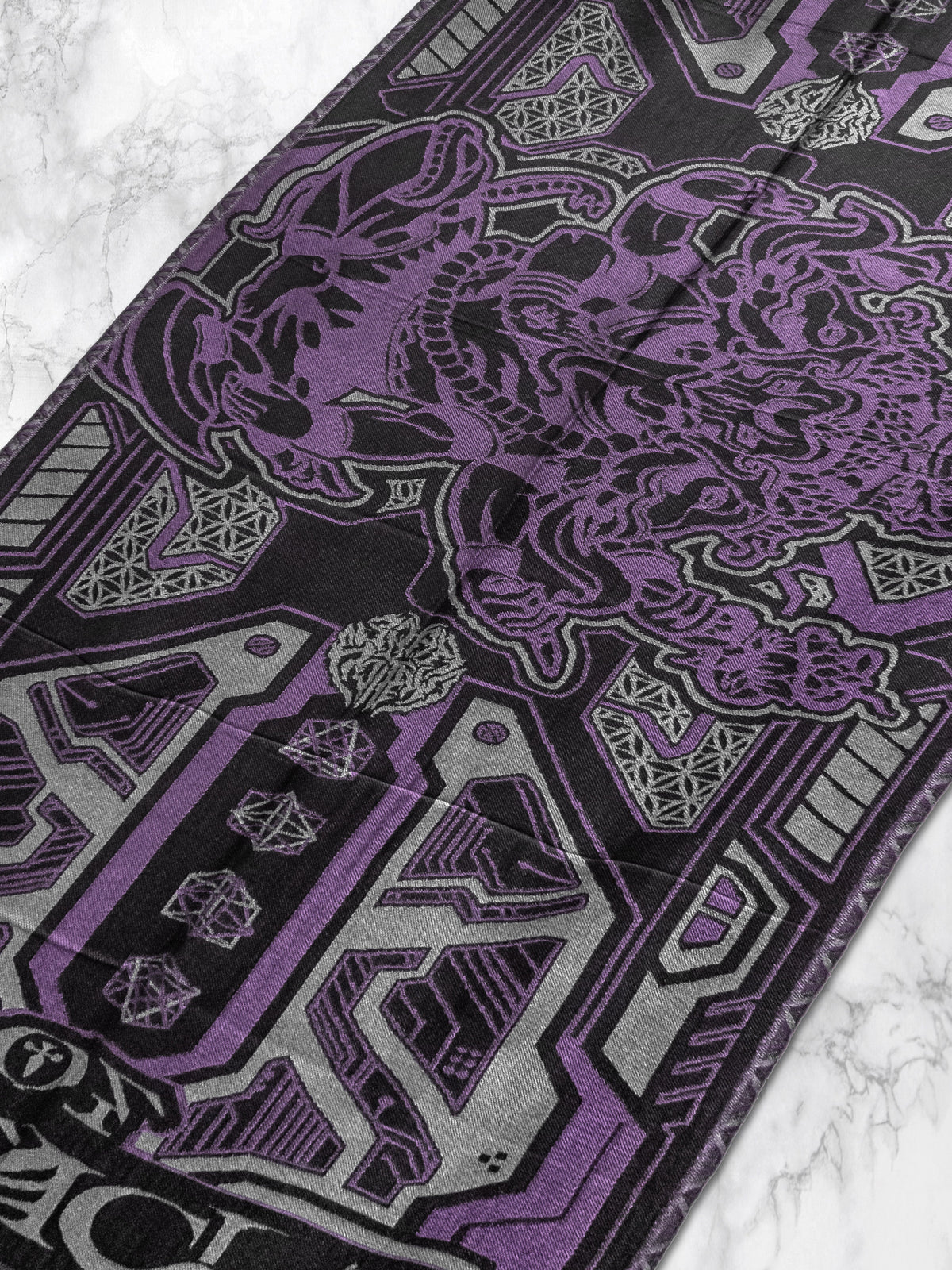 REMOVER OF OBSTACLES ✦ VIOLET SHAKTI ✦ Festival Shawl Shawls