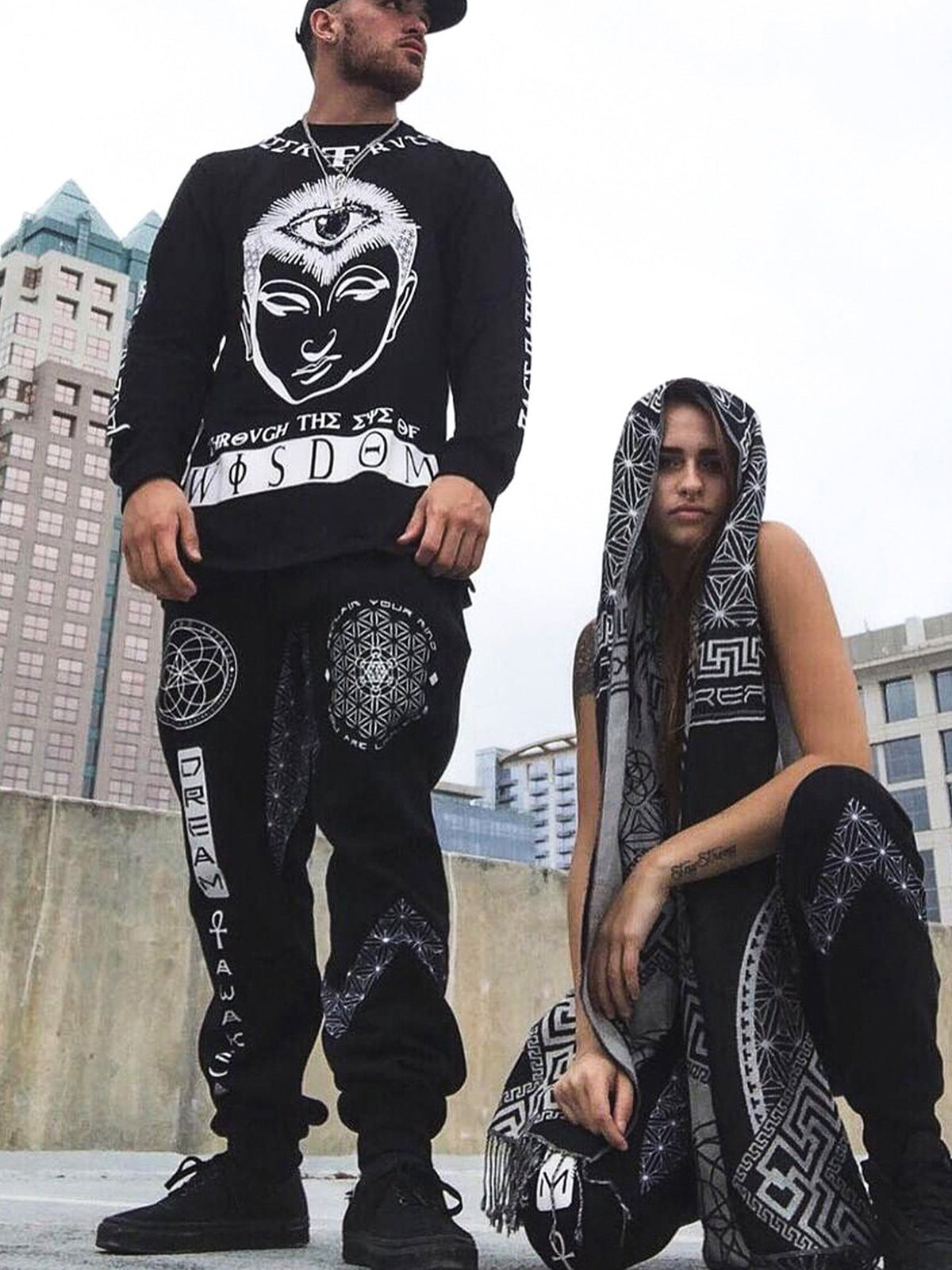 DREAM AWAKE V1 ✦ Hidden Pocket Unisex Joggers Joggers